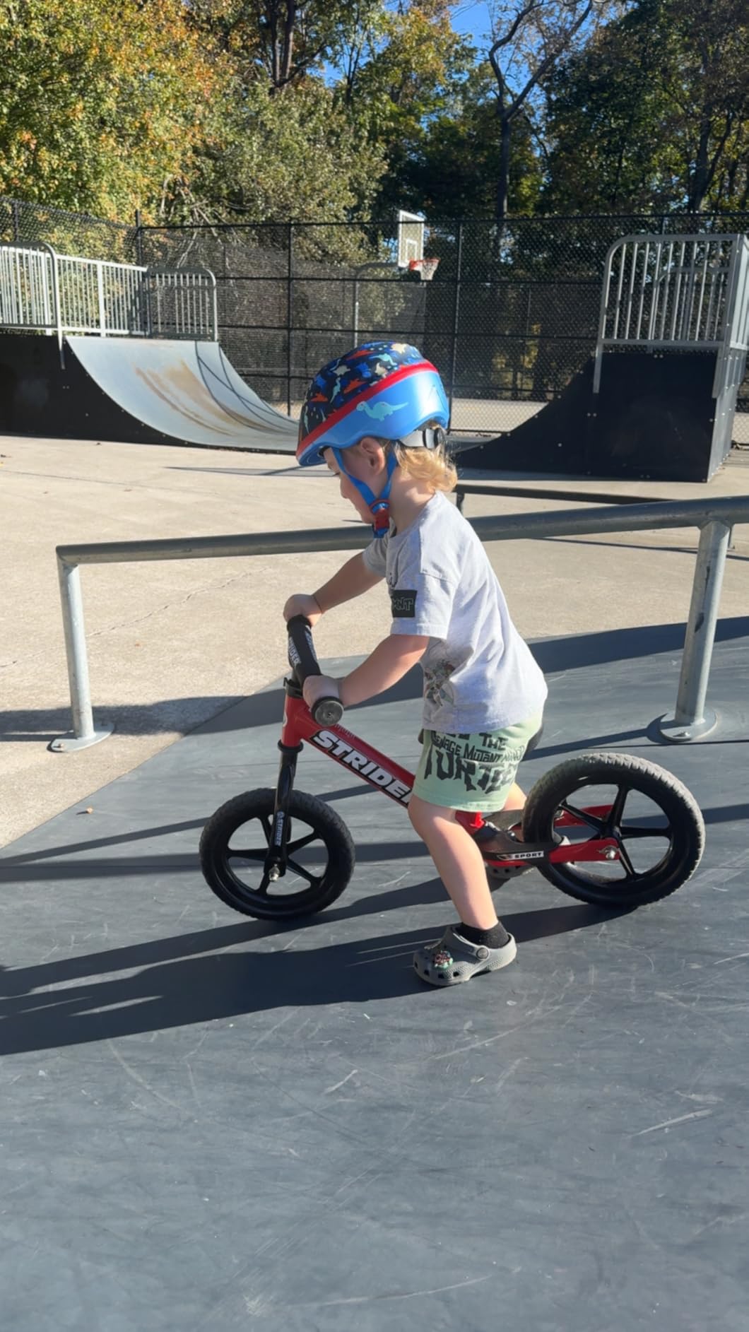 Strider 12 Sport, No Pedal Balance Bike for Kids Ages 1-4 Years, Blue | No-Pedal Balance Bike for Toddlers, Safety Pad, Adjustable Seat and Handlebars Lightweight Frame, Never-Flat Tires customer photo 1