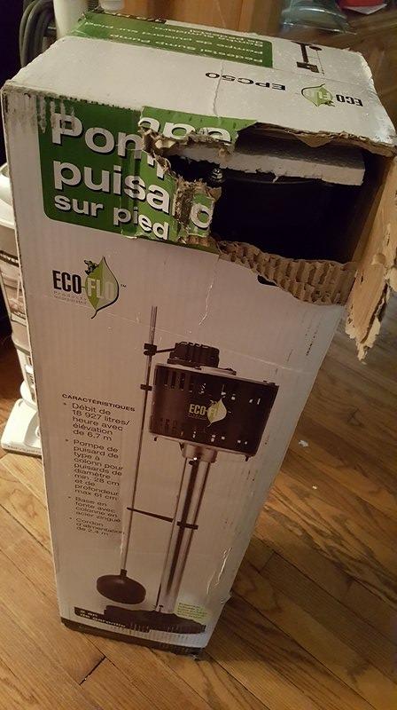 Products EPC50 Pedestal Sump Pump with Vertical Float Switch, 1/2 HP, 5,000 GPH customer photo 2