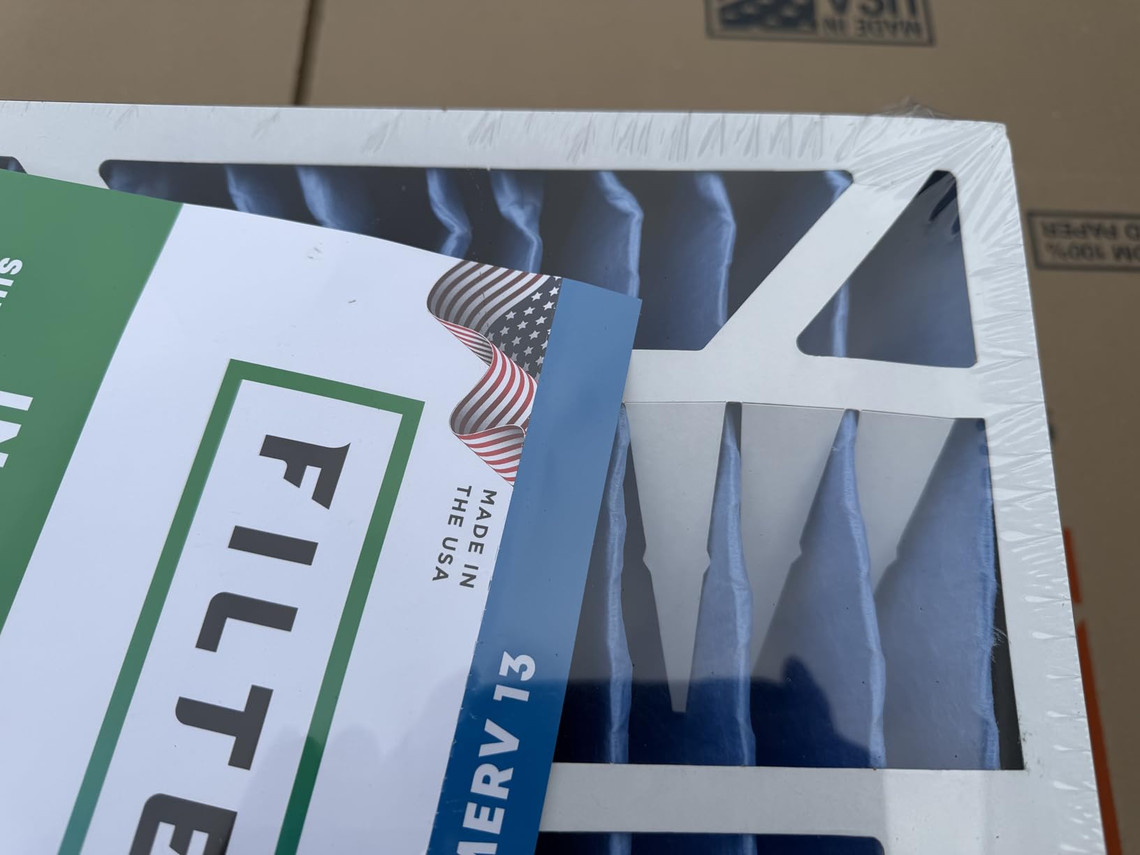 Filterbuy 20x25x6 Air Filter MERV 13 Smoke & Allergy Defense (2-Pack) customer photo 1