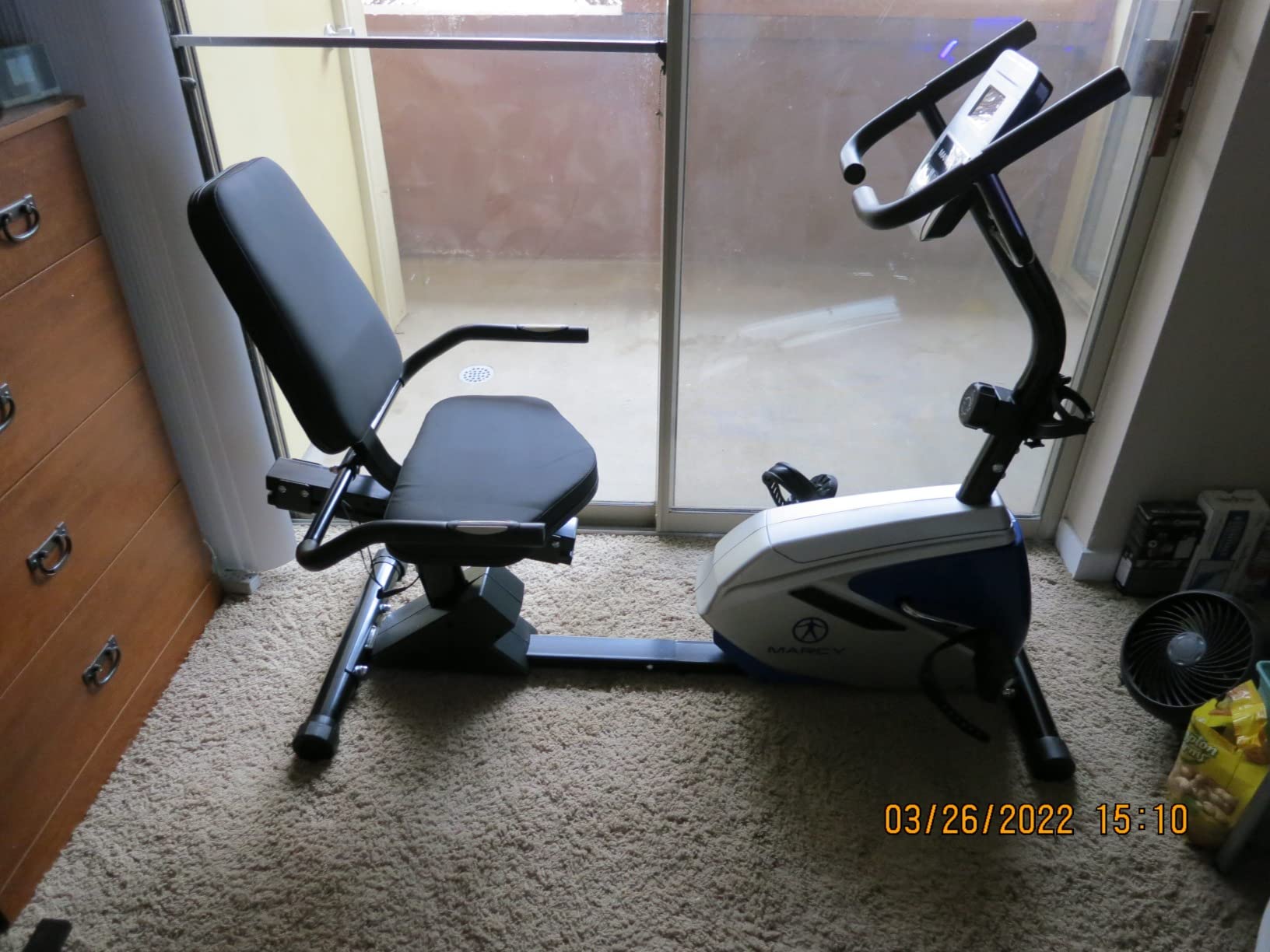 Marcy Magnetic Recumbent Exercise Bike with 8 Resistance Levels customer photo 1