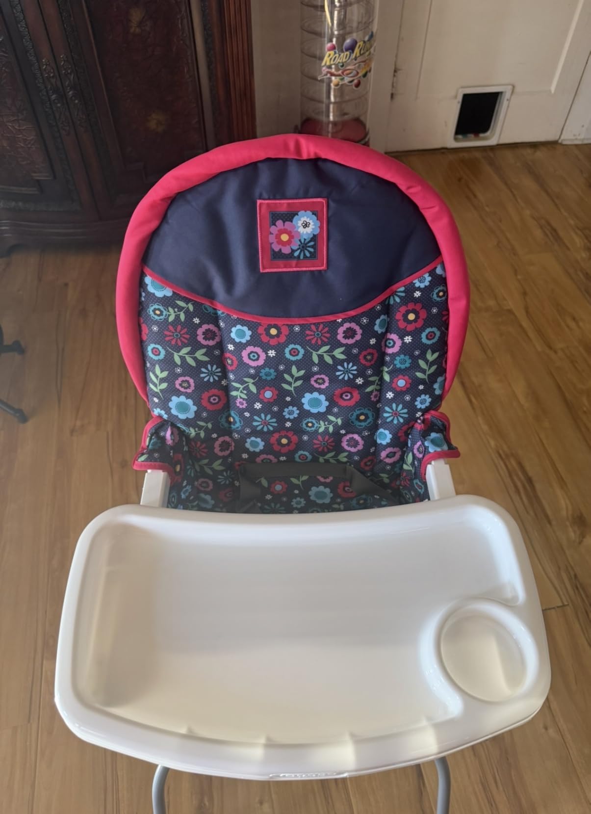 Cosco Kids Highchair for Baby, Simple Foldable High Chair, Convenient, Lightweight, and Compact Design, Posey Pop customer photo 1