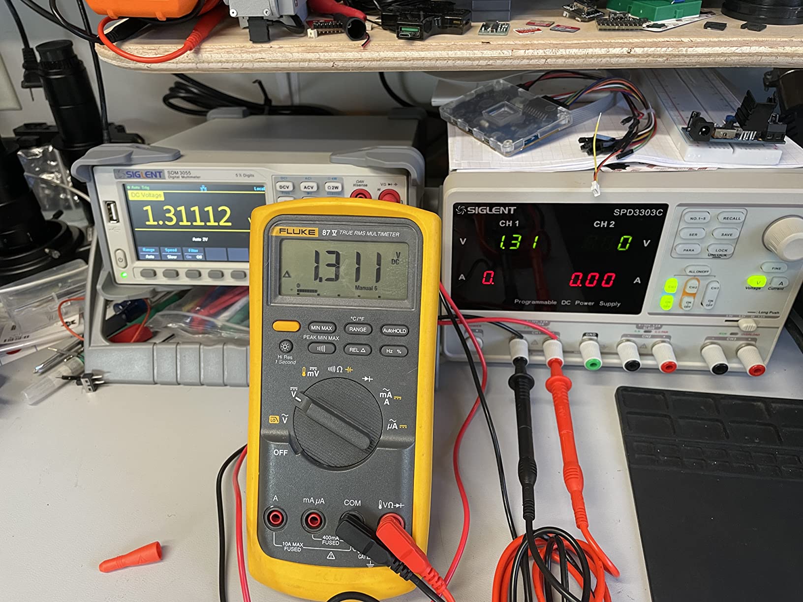 Siglent Technologies SDM3055 5.5 Digit Digital Multimeter, White/Grey customer photo 2