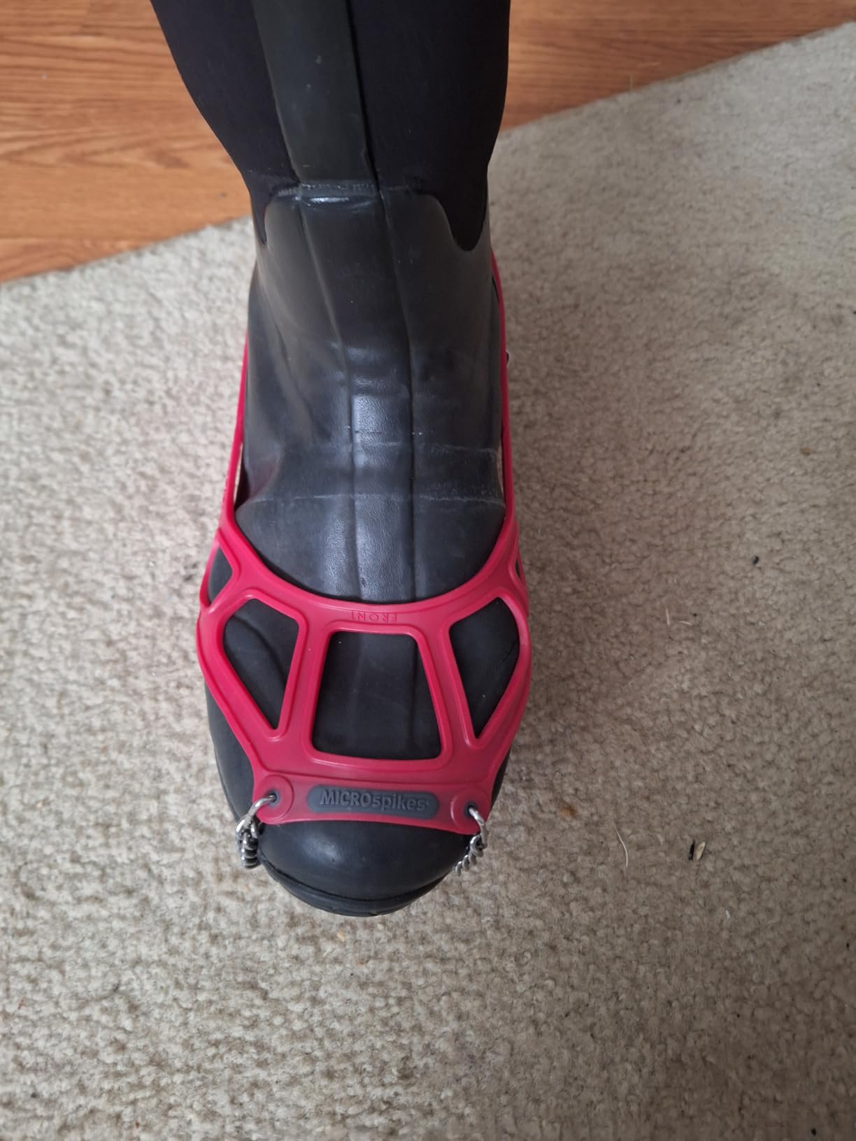 Kahtoola MICROspikes Footwear Traction for Winter, Snow & Ice Trail Hiking customer photo 2