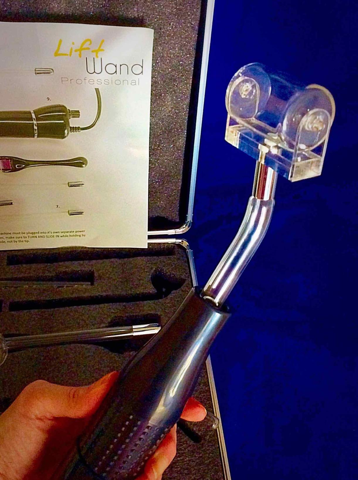 Lift Wand Professional High Frequency Facial Wand Machine Includes 7 Electrodes, and Aluminum Case, Anti Aging Device, Diminish Wrinkles, Scars, Dark Circles, Breakthrough Device for Beauty customer photo 2