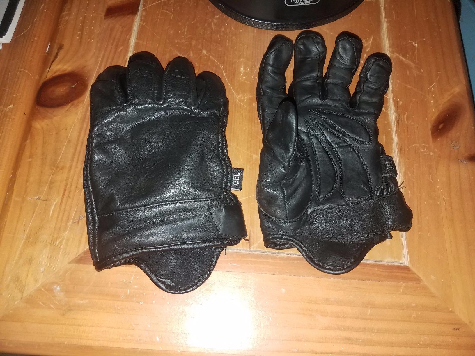 Men's Leather Cruising Gloves w/Clean Look, Gel Palm - Great for Riding or Driving customer photo 1