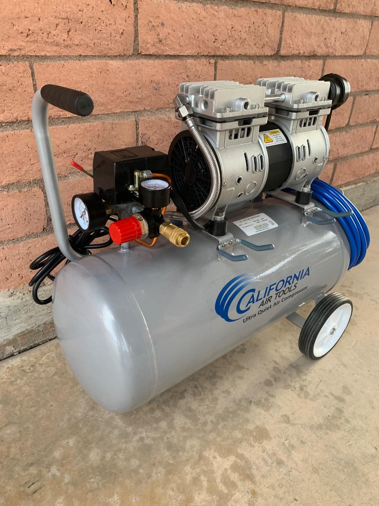California Air Tools 8010 1.0 HP Ultra Quiet and Oil-Free Air Compressor, 8 Gallon Steel Tank, Lightweight with Wheels, 60 dBA Noise Level customer photo 1