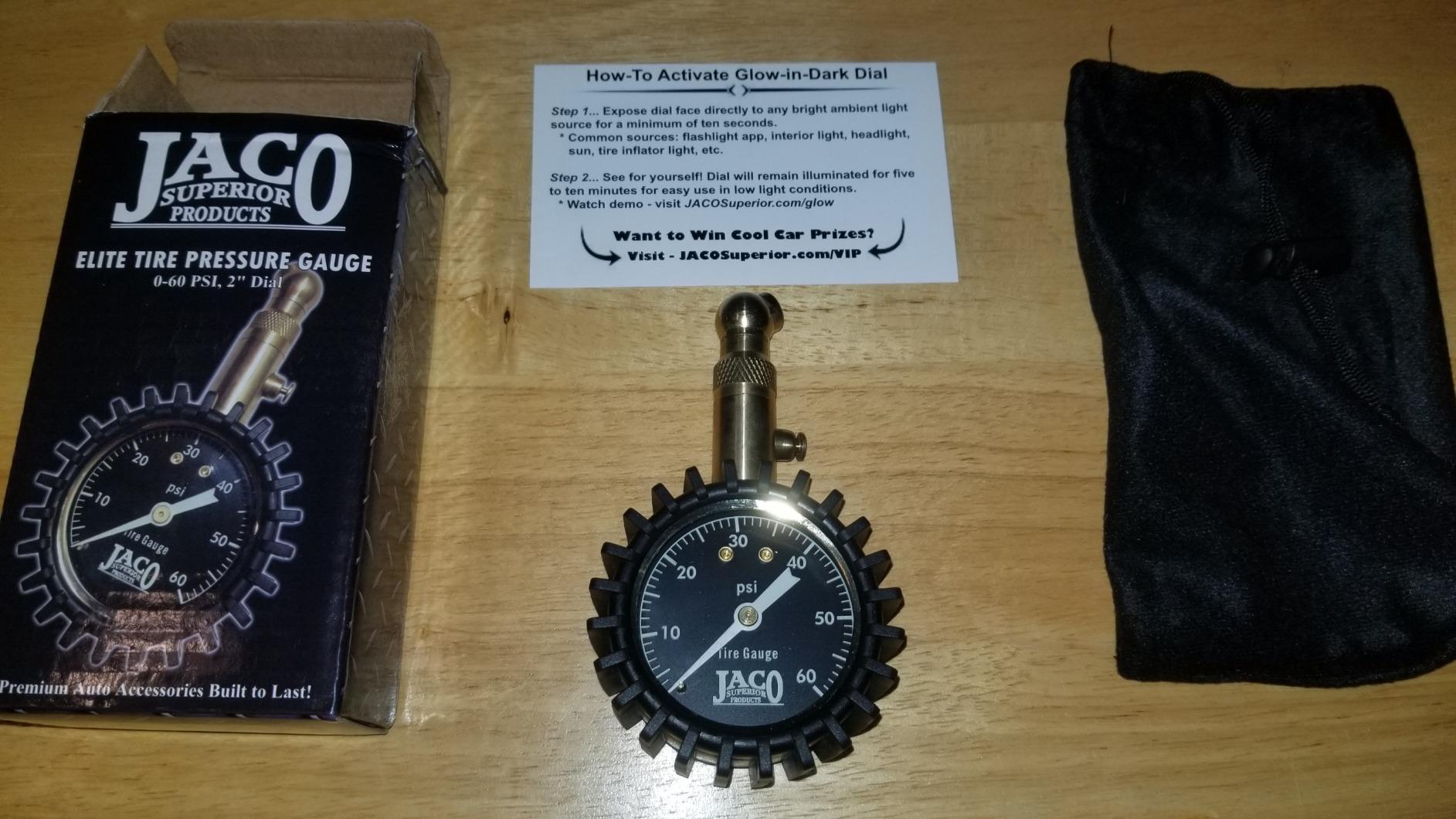 JACO Elite Tire Pressure Gauge - 60 PSI customer photo 1