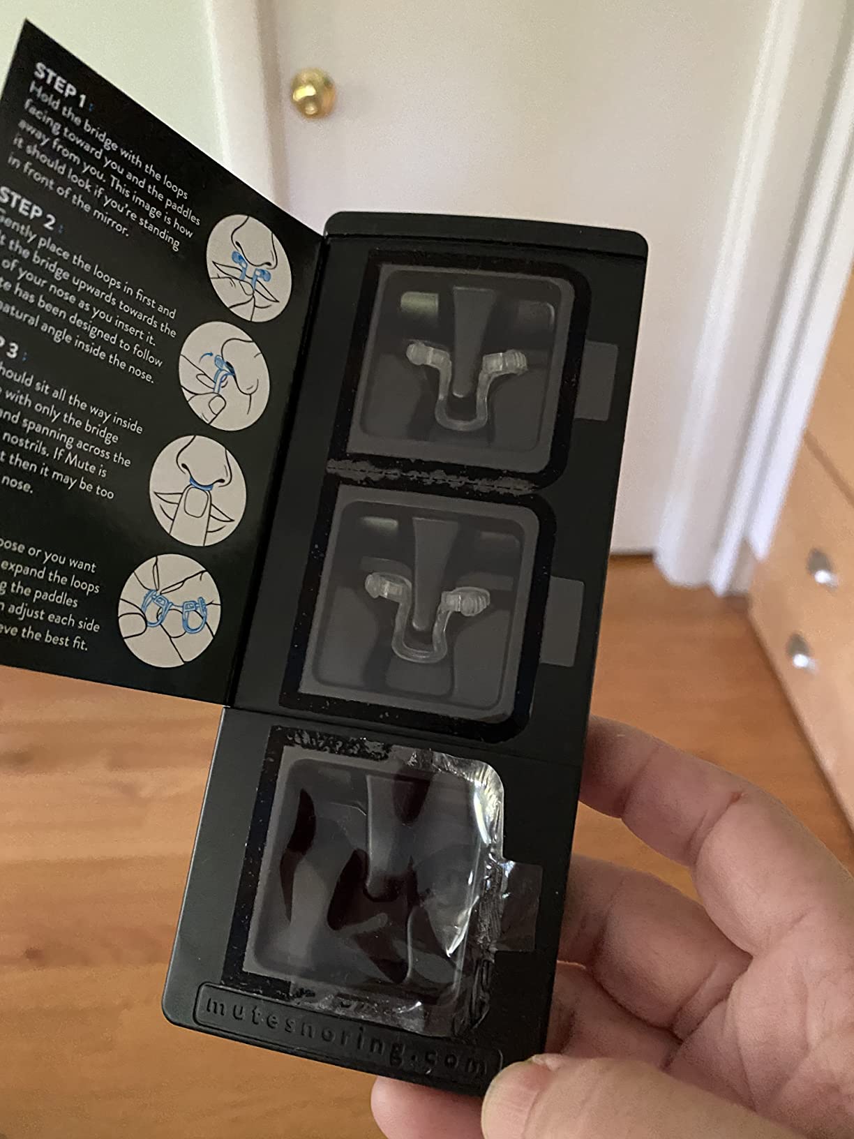 Rhinomed Mute Nasal Dilators for Sleep, Snoring Solution, Starter, 3 Sizes customer photo 1