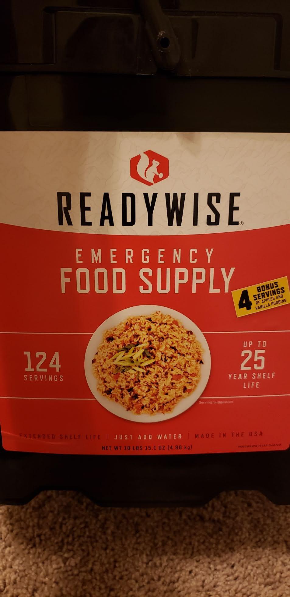 READYWISE Emergency Food Supply Survival Bucket, 132 Servings customer photo 2