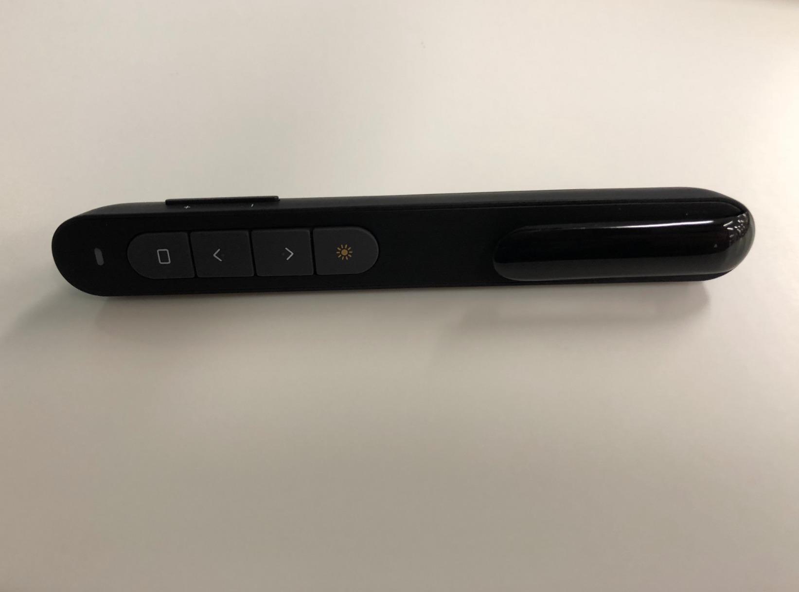 Wireless Presenter, Hyperlink Volume Control Presentation Clicker RF 2.4GHz USB PowerPoint Clicker Presentation Remote Control Pointer Slide Advancer (Black) customer photo 2