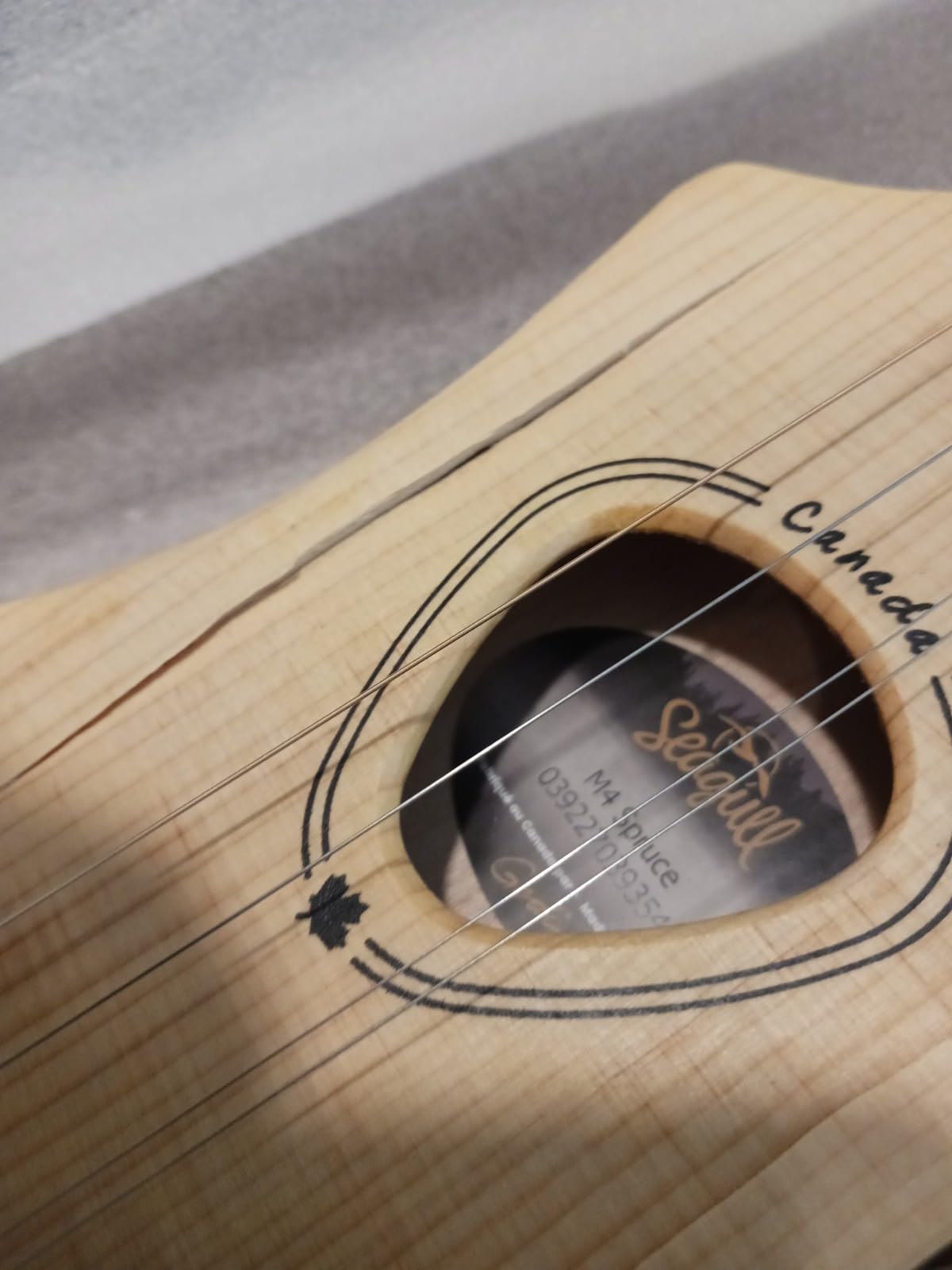 Seagull 039227 Merlin Spruce SG Dulcimer 4-String Diatonic Instrument customer photo 2