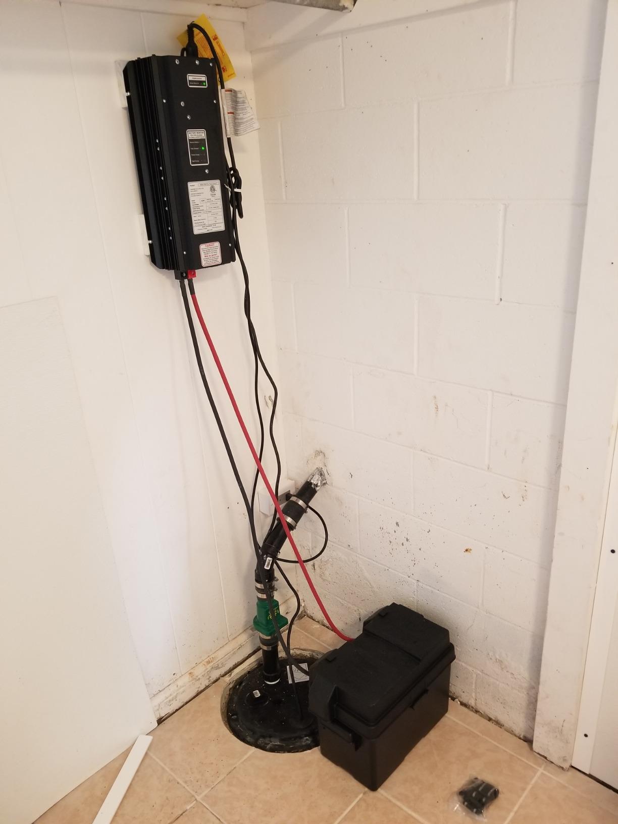 822PS - Sump Pump Backup System customer photo 2