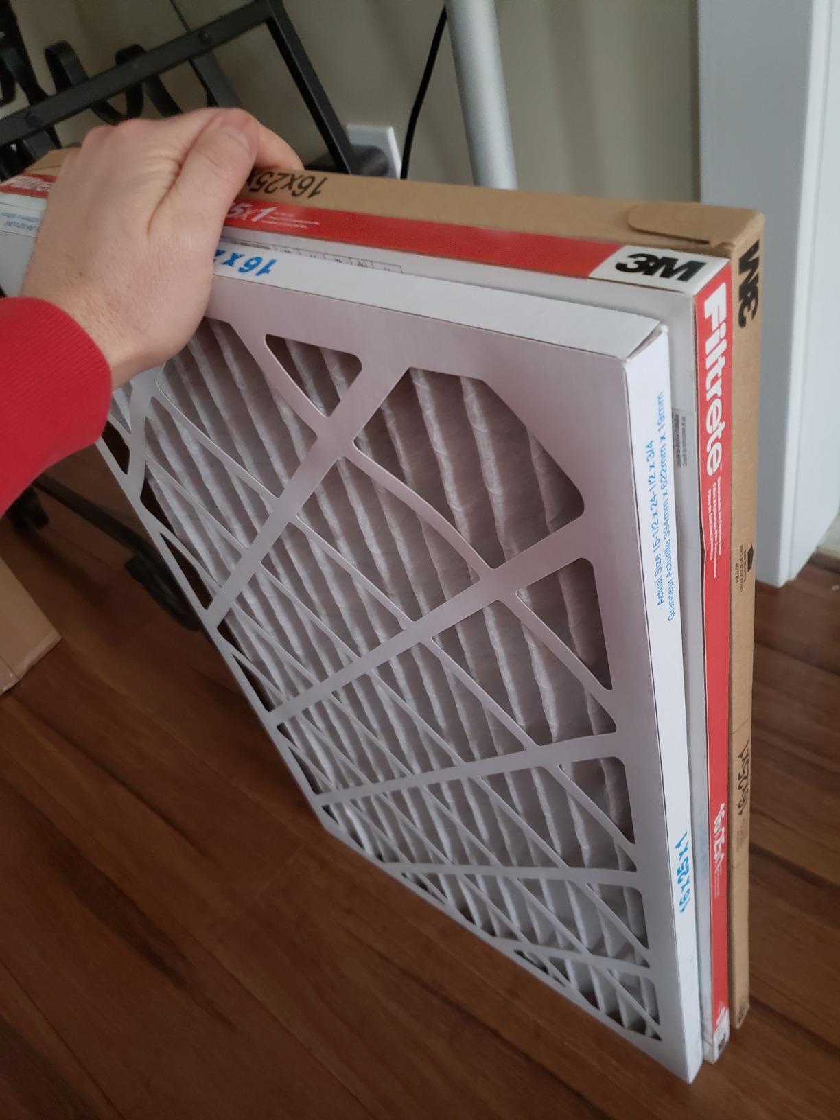 Aerostar Air Filter 16x25x1 MERV 8 AC Filter, HVAC, Furnace Filter, 6 Pack customer photo 2