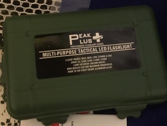 PeakPlus Rechargeable Tactical Flashlight LFX1000 (Rechargeable Battery and Charger Included) - High Lumens LED, Super Bright, Zoomable, 5 Modes, Water Resistant - Best Camping, Emergency Flashlights customer photo 2