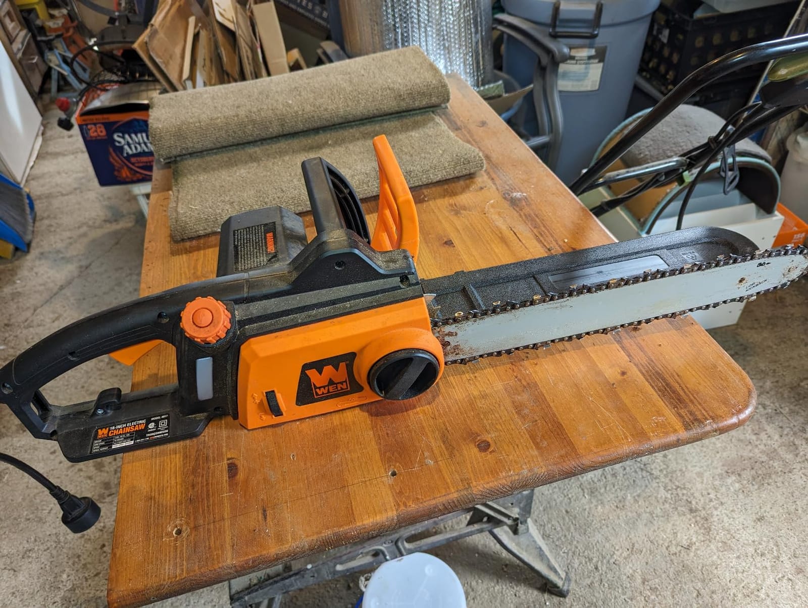 WEN CP1216 Electric Chainsaw, Corded, 12-Amp, 16-Inch customer photo 1