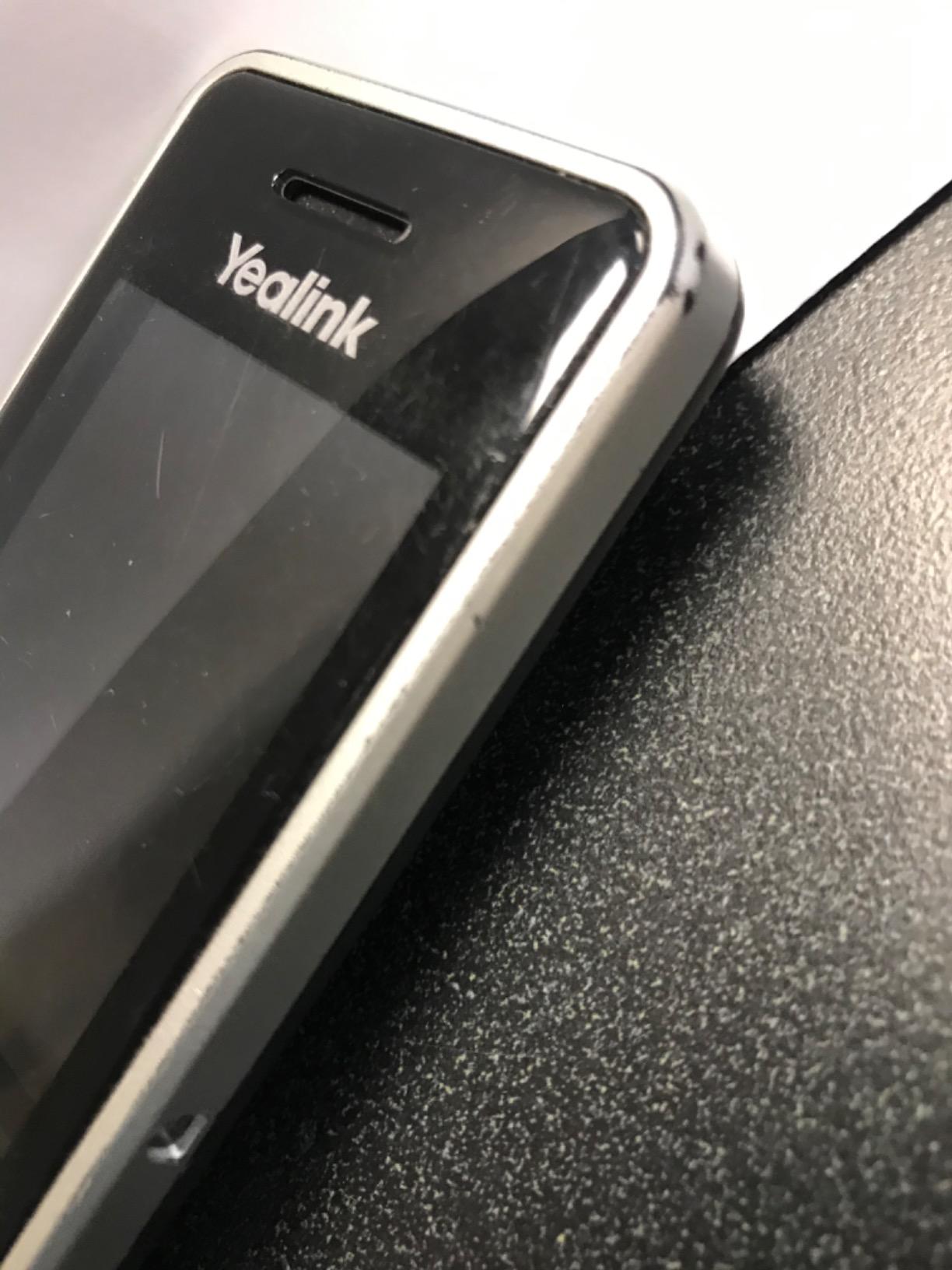 Yealink W56H Cordless DECT IP Phone, Base Station Not Included, 2.4-Inch Color Display. 10/100 Ethernet, 802.3af PoE, Power Adapter Included customer photo 1