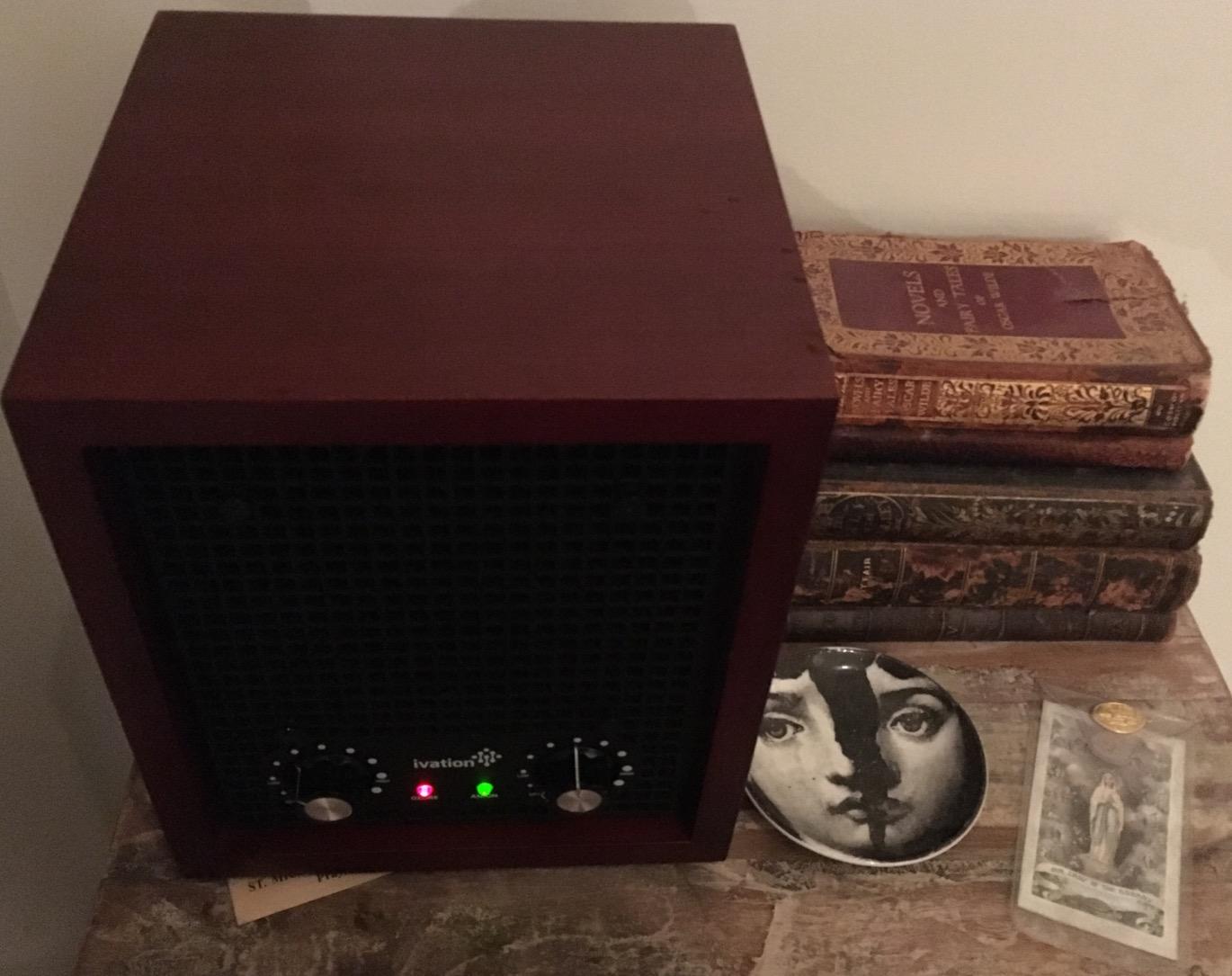 Ivation Ozone Generator Air Purifier, Ionizer & Deodorizer -Purifies Up to 3,500 Sq/Ft -Great for Dust, Pollen, Pets, Smoke & More Cherry customer photo 1