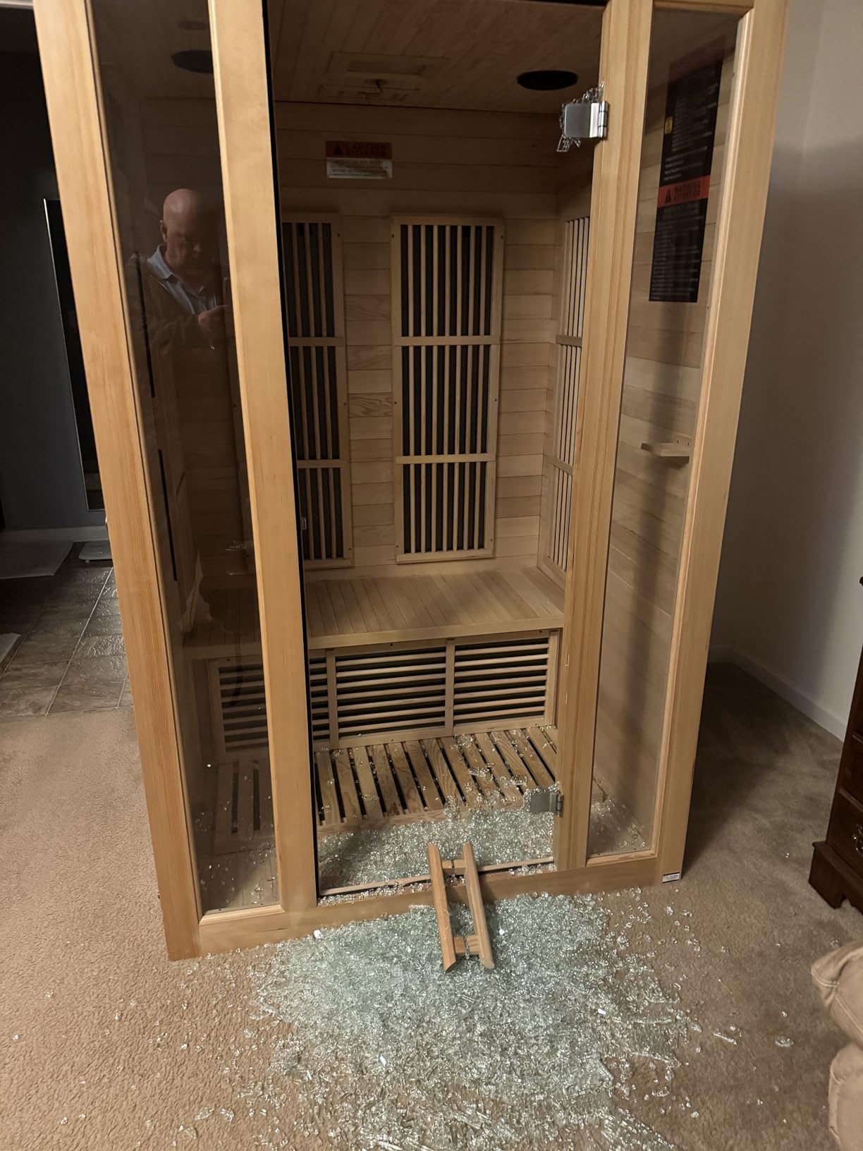 Maxxus Saunas MX-J206-01 Seattle Carbon Far Infrared Sauna for 2 Persons, Hemlock Wood (Curbside Delivery) customer photo 1