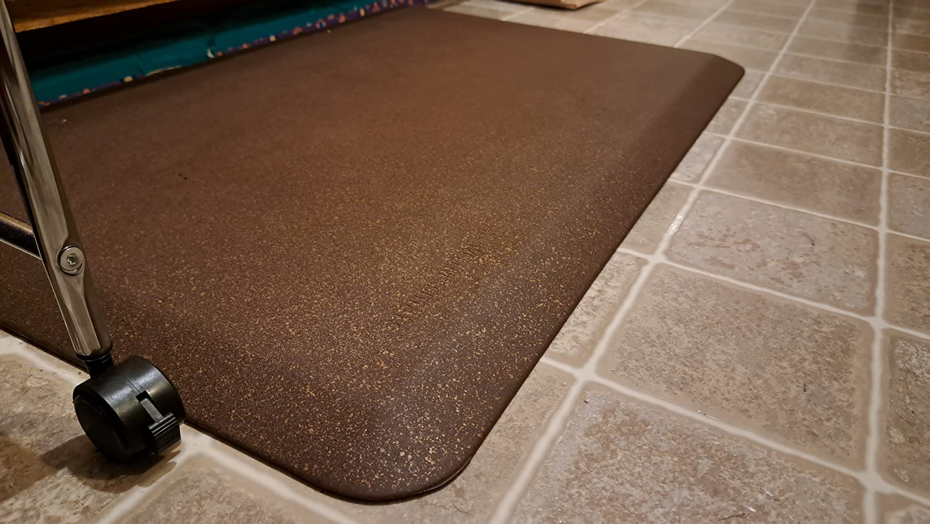 Sky Solutions Anti Fatigue Kitchen Mats for Floor (20inx32in, Black) | Waterproof, non-slip 3/4in thick memory foam pad. Perfect as an ergonomic standing desk mat or kitchen sink rug. customer photo 2
