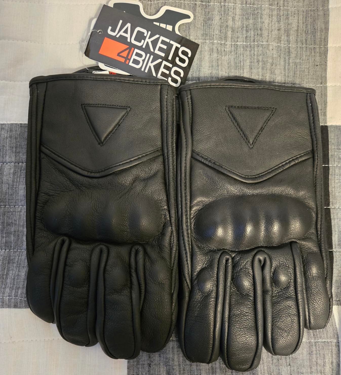 COMMUTER Motorcycle Gloves Premium Leather for Men Motorbike Riding Gloves | Touch Screen, Knuckle Protection, Non Slip Grip, Reinforced Padded Palm, for Cruiser Biker Street Racing Powersports customer photo 1
