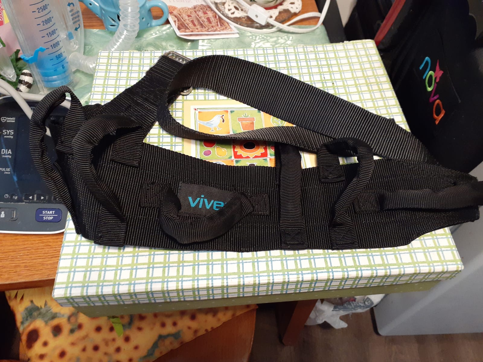 Vive Gait Belt (350lbs) Transfer Belt with Handles - Medical Nursing Safety Patient Assist - Bariatric, Elderly, Handicap, Physical Therapy - PT Gate Strap Quick Release Metal Buckle, Grabbing Teeth customer photo 1