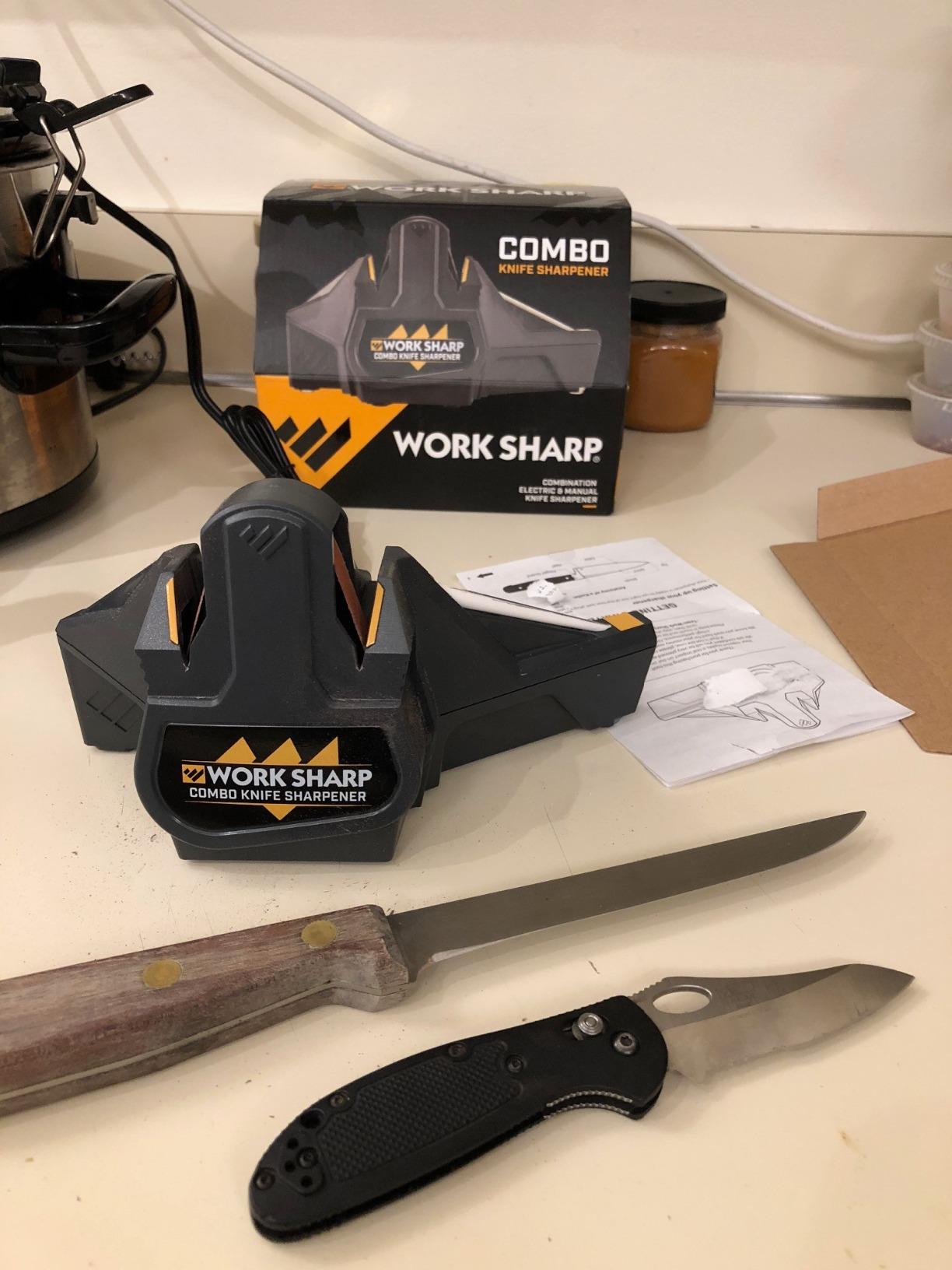 Work Sharp - WSCMB Combo Knife Sharpener customer photo 1