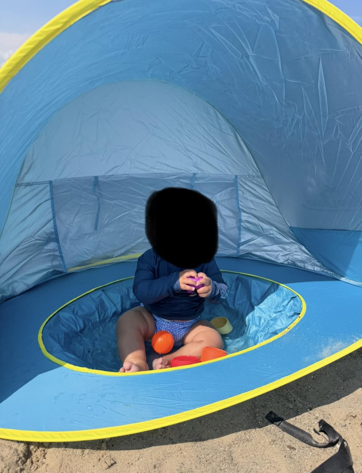 Monobeach Baby Beach Tent Pop Up Portable Shade Pool UV Protection Sun Shelter for Infant customer photo 1