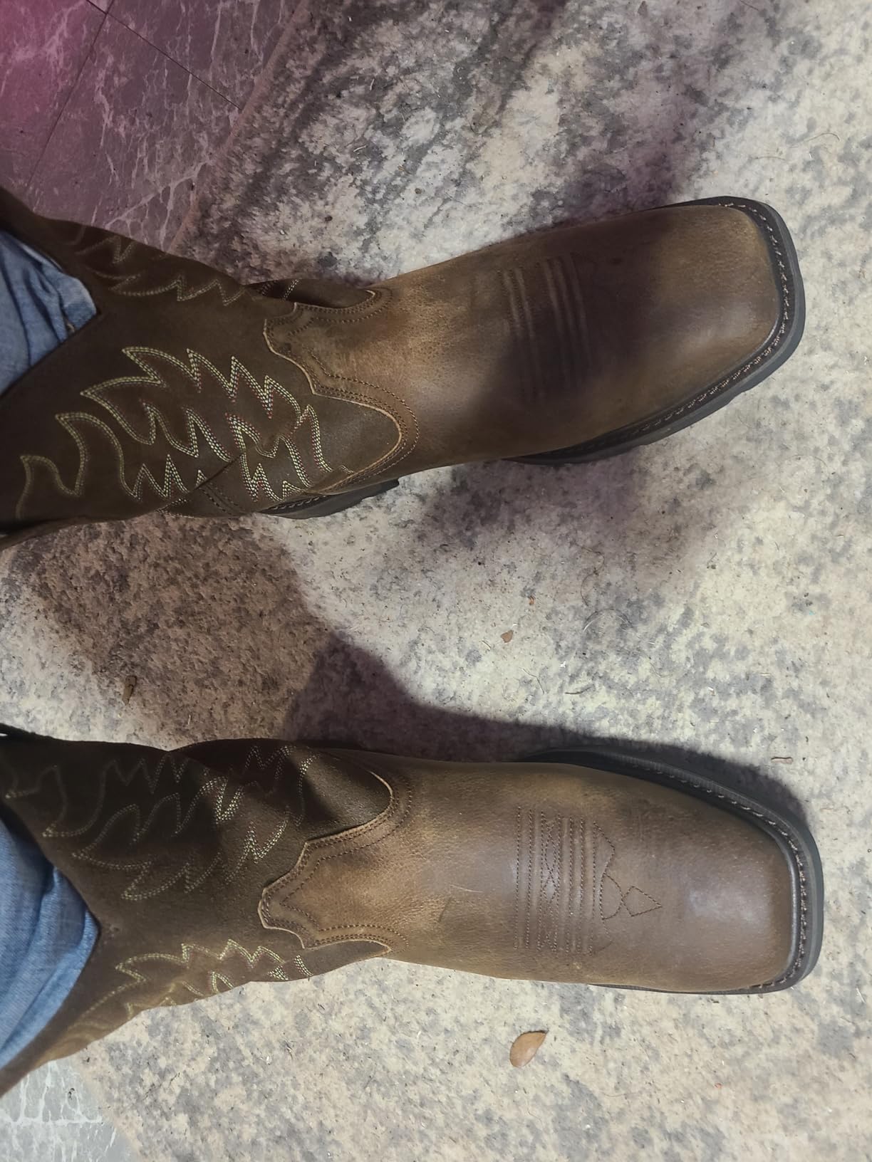 Ariat Men's Groundbreaker Wide Square Toe Work Boots customer photo 2