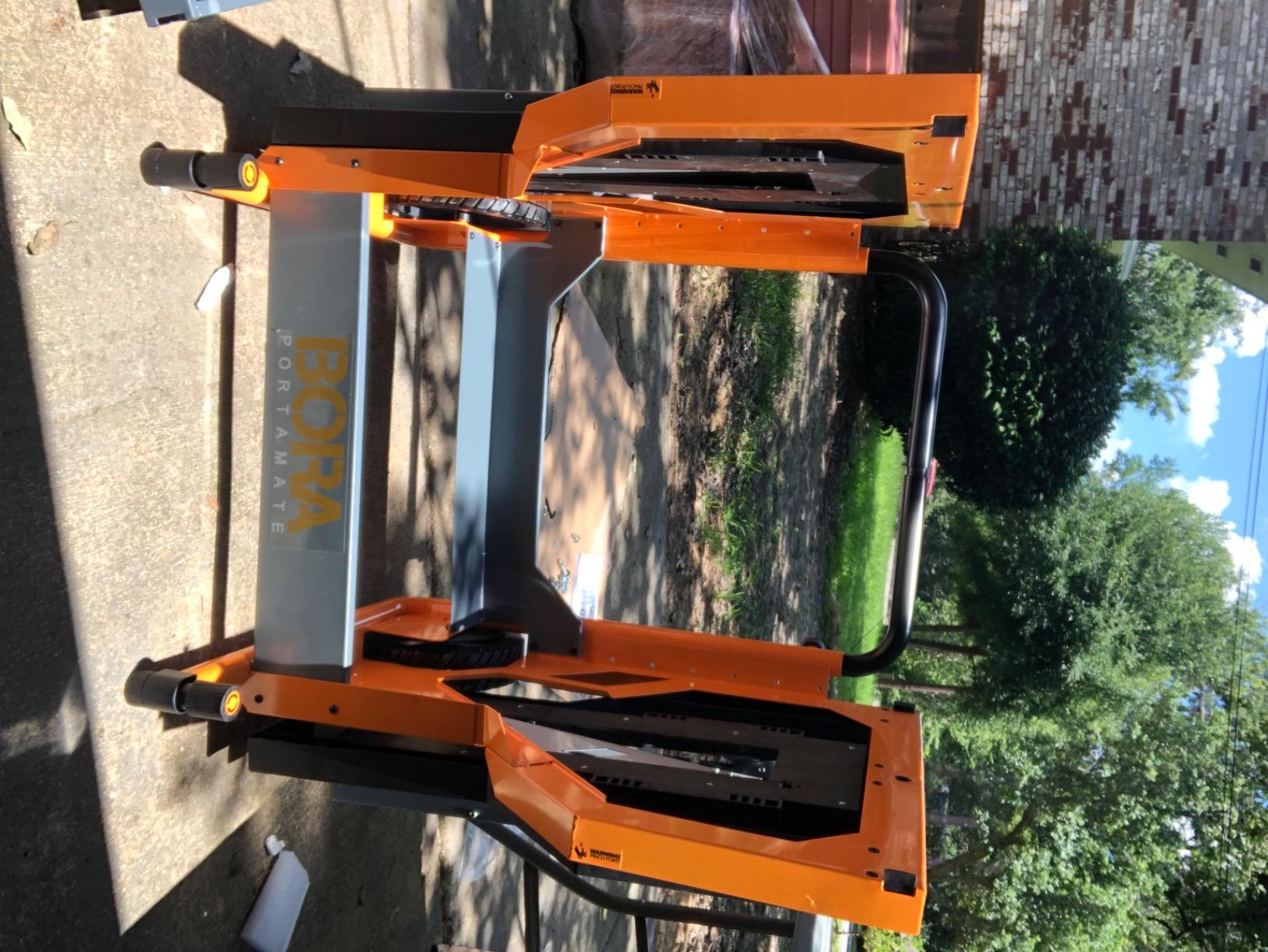 BORA Portacube Miter Saw Stand with Wheels, Rotating Top Workbench PM-8000 customer photo 1