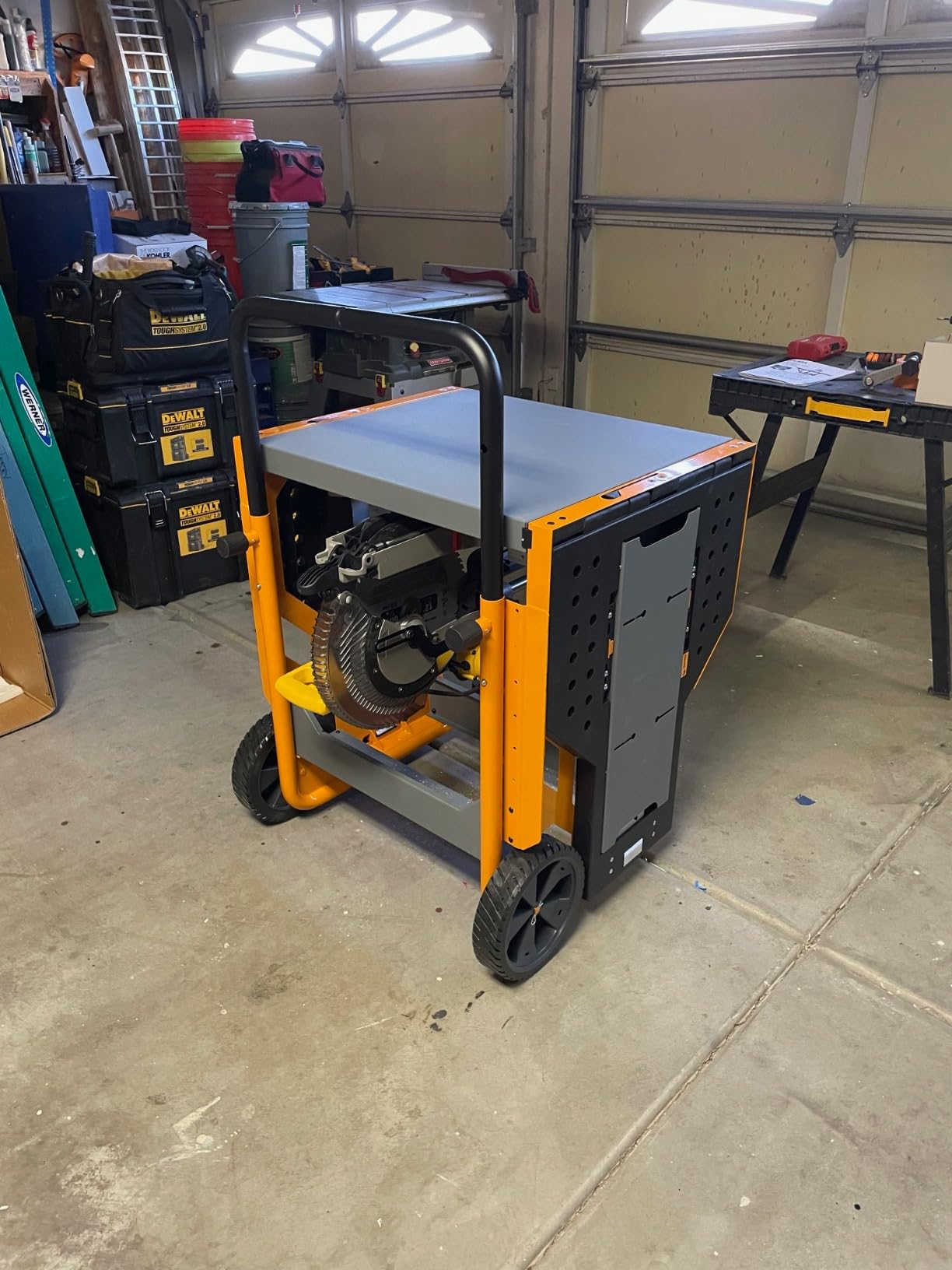 BORA Portacube Miter Saw Stand with Wheels, Rotating Top Workbench PM-8000 customer photo 2