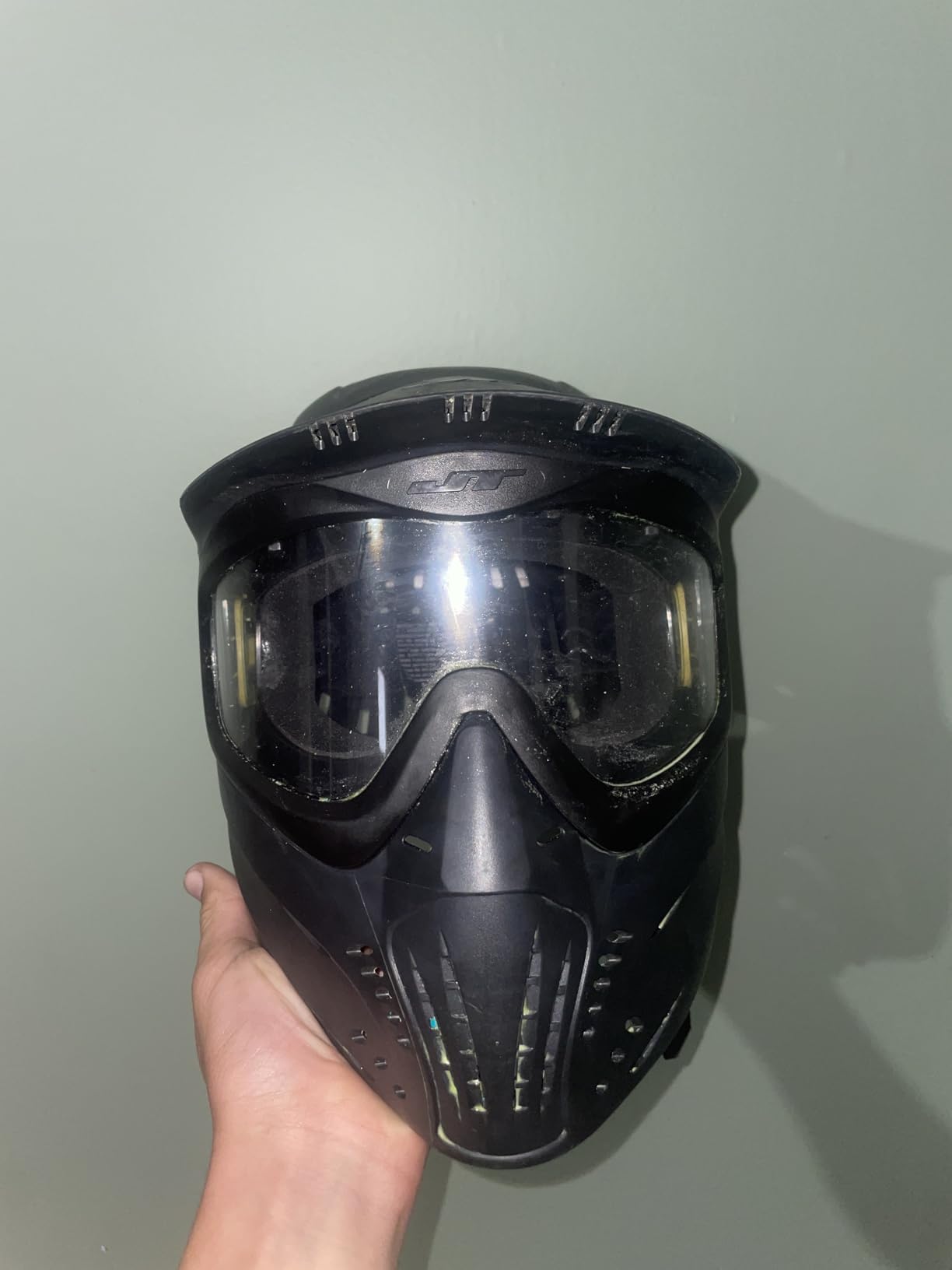 JT Premise Total Headshield Paintball Goggle Mask, Full Head Coverage, 260° View, Quick-Change Lens customer photo 1