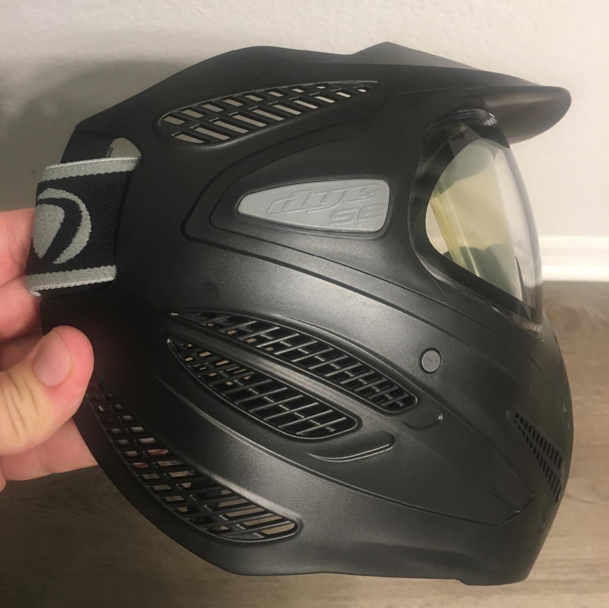 Dye SE Thermal Paintball Goggle – Anti-Fog Dual Pane Lens, Comfortable Fit, Durable Mask with Secure Strap – Black/One Size customer photo 2