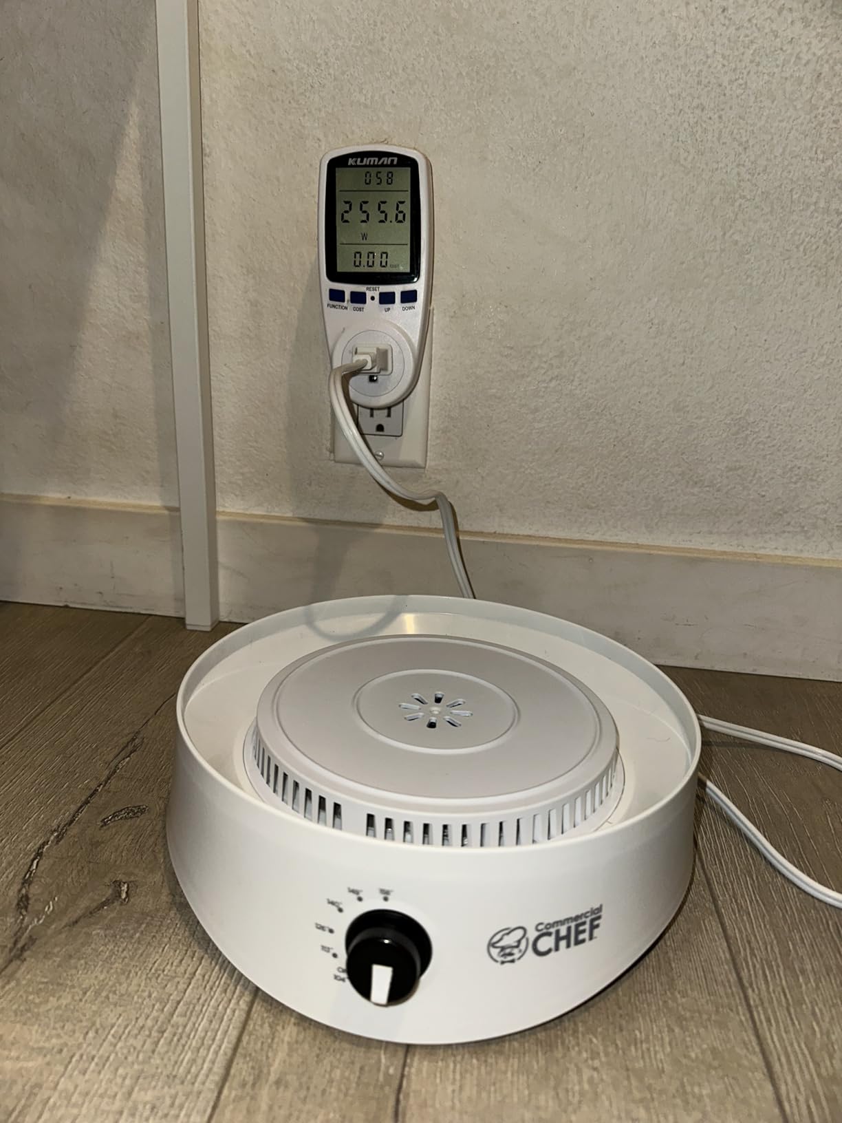 Commercial Chef Food Dehydrator, Five 9.25” BPA-Free Trays, CCD100W6, White customer photo 1