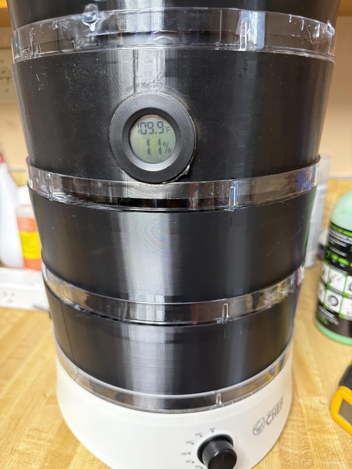 Commercial Chef Food Dehydrator, Five 9.25” BPA-Free Trays, CCD100W6, White customer photo 2