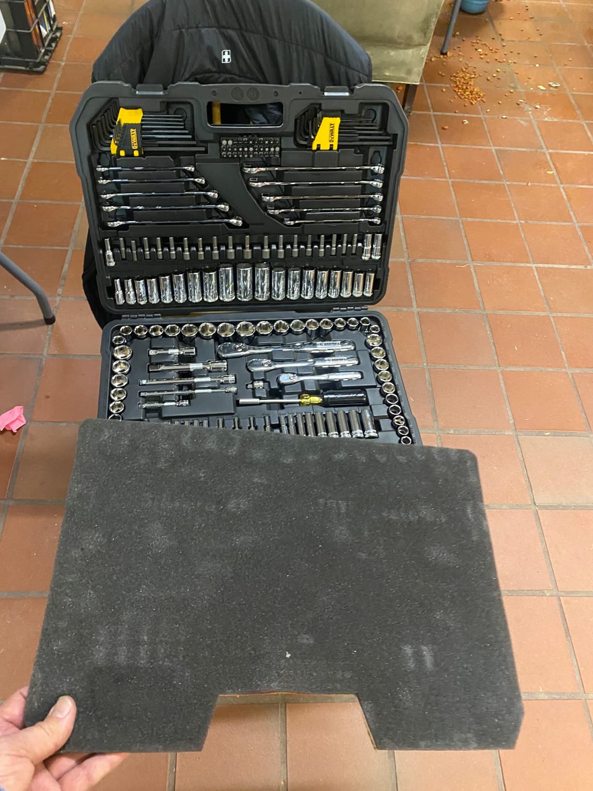DEWALT Mechanics Tool Set, 1/4