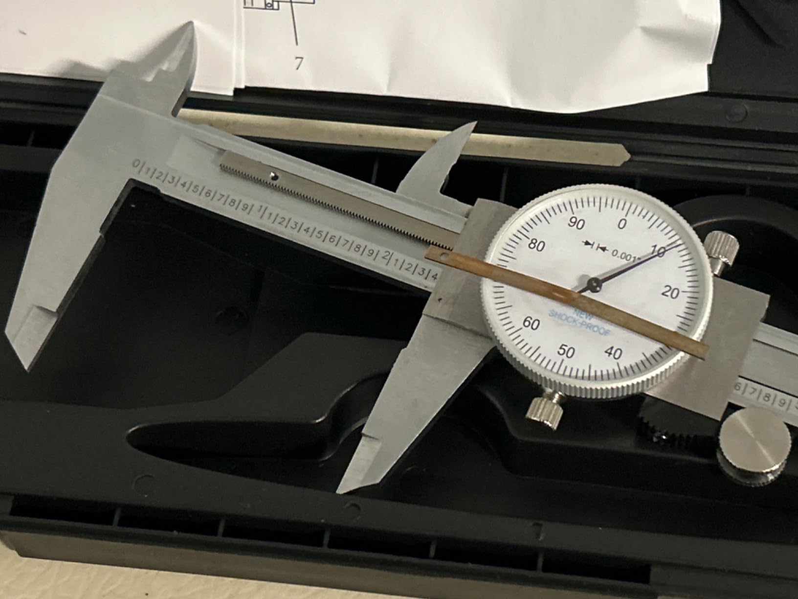 Dial Caliper- Stainless Steel and Shock Proof Tool With Plastic Carry Case, 0- 6 Inch Measuring Range For Accurate Measurements by Stalwart customer photo 2
