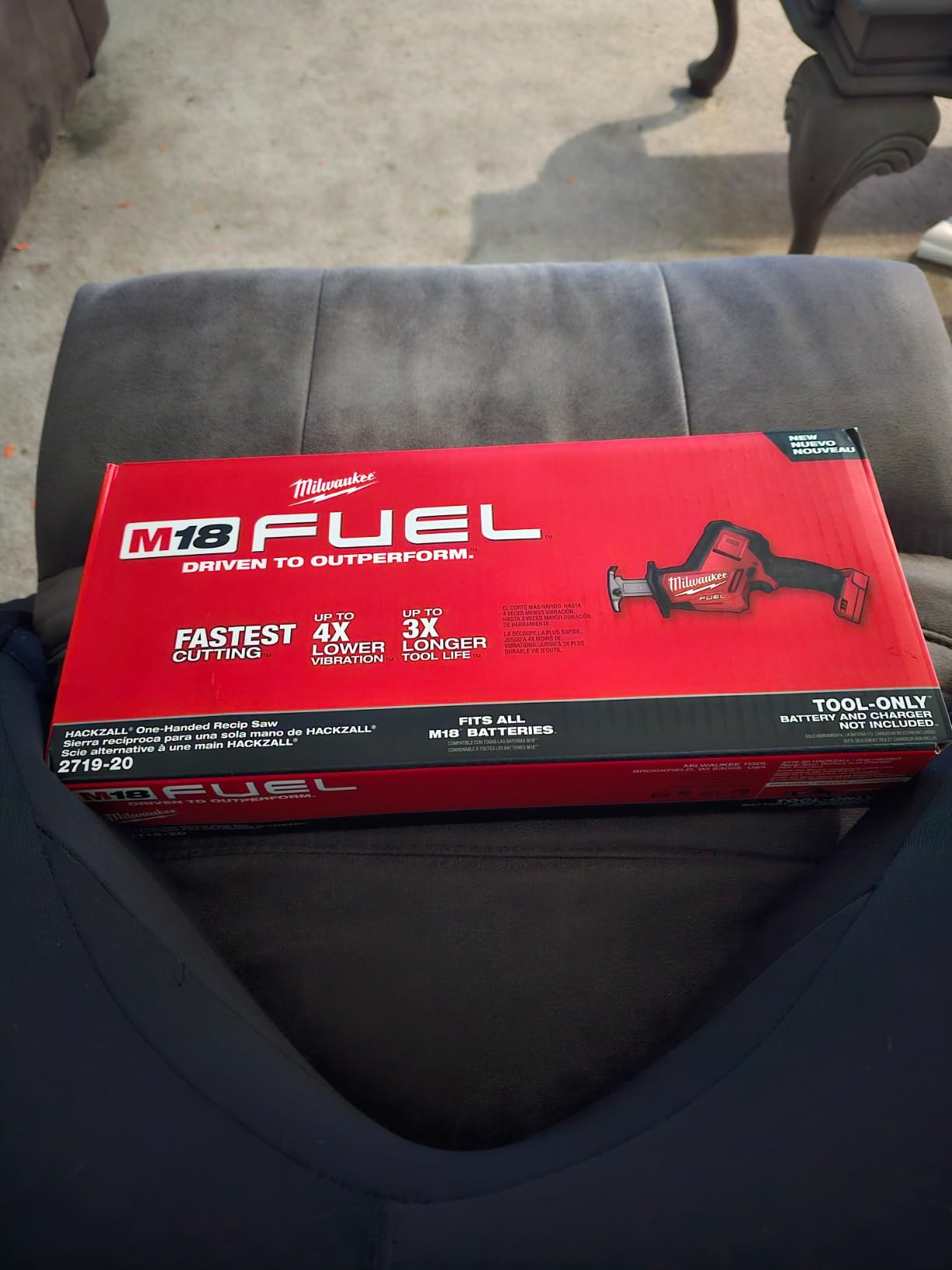 Milwaukee 2719-20 M18 FUEL Hackzall (Bare Tool), Red, Black, customer photo 2