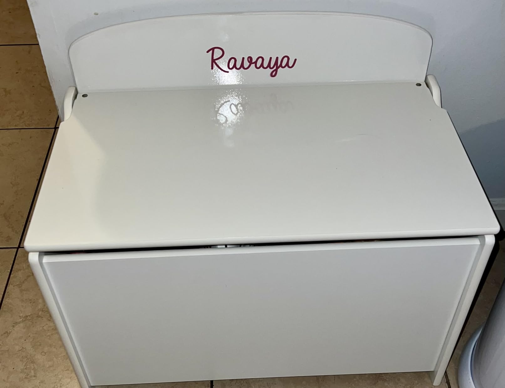 Delta Children MySize Deluxe Toy Box, Grey | Sturdy customer photo 2