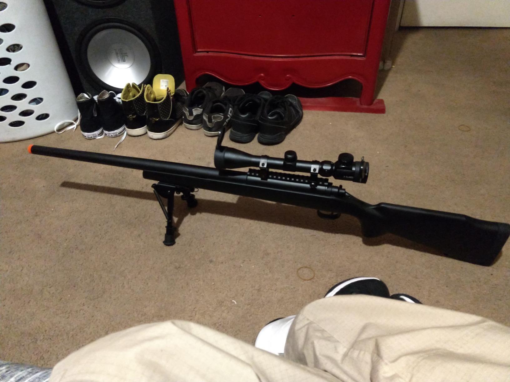 BBTac Airsoft Sniper Rifle M61 - Bolt Action Powerful Spring Airsoft Gun, Extreme Power Accurate Sniping with .20g 6mm BBS Ammo customer photo 2