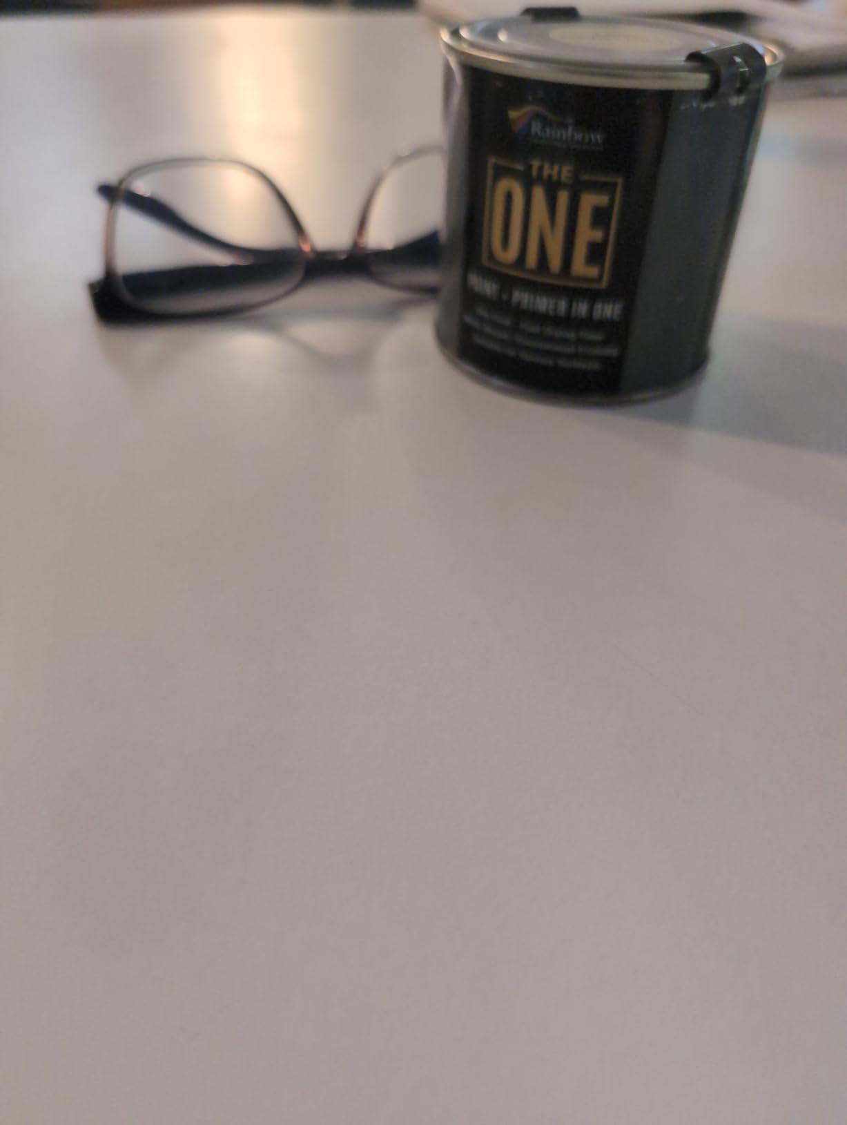 THE ONE All-In-One Paint & Primer - Black Matte, 33.8 Fl Oz/1 Liter | 1 Coat Formula | Easy Indoor & Outdoor Decorating for Home & Garden Walls, Floors & Furniture | Water-Based & Low VOC customer photo 1