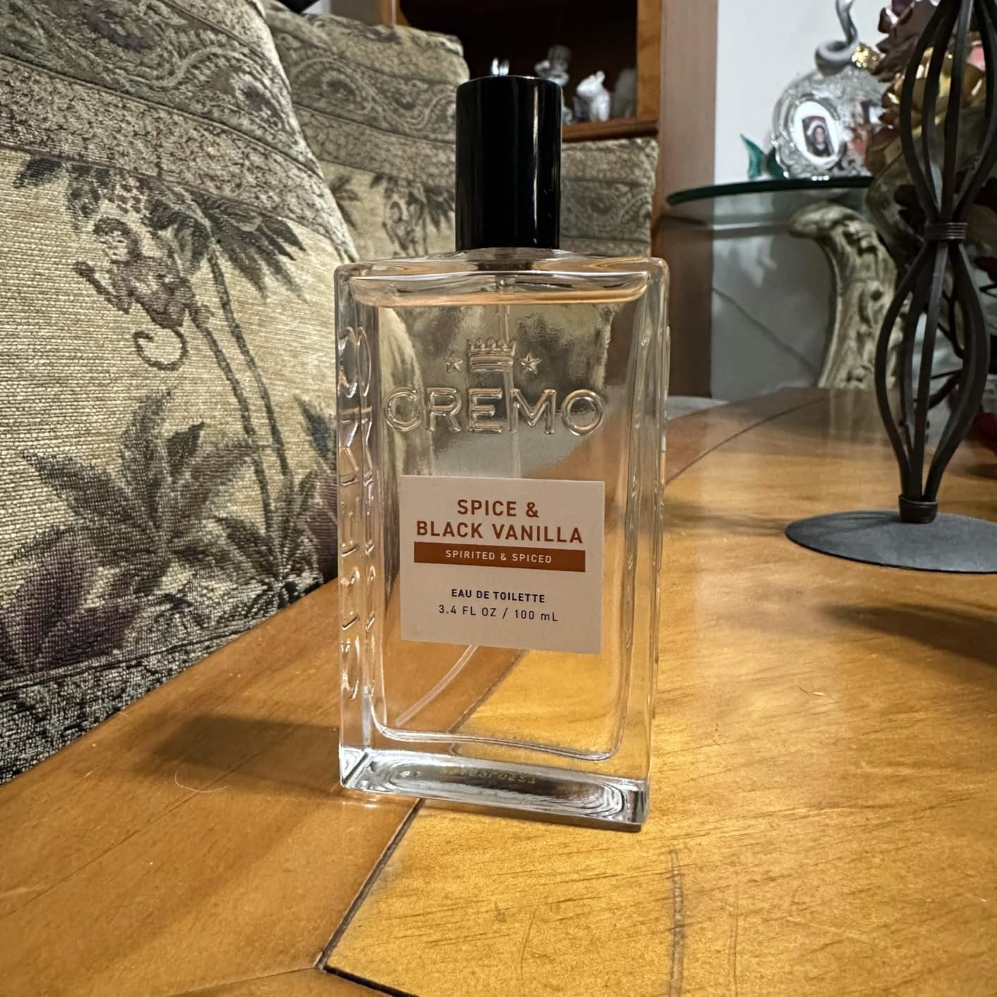 Cremo Cologne For Men - Spice & Black Vanilla Mens Cologne Spray, An Explosion of Vibrant Spices, Dark Woods and Black Vanilla, Multi-Layered Signature Men's Fragrances, 3.4 Fl Oz customer photo 2
