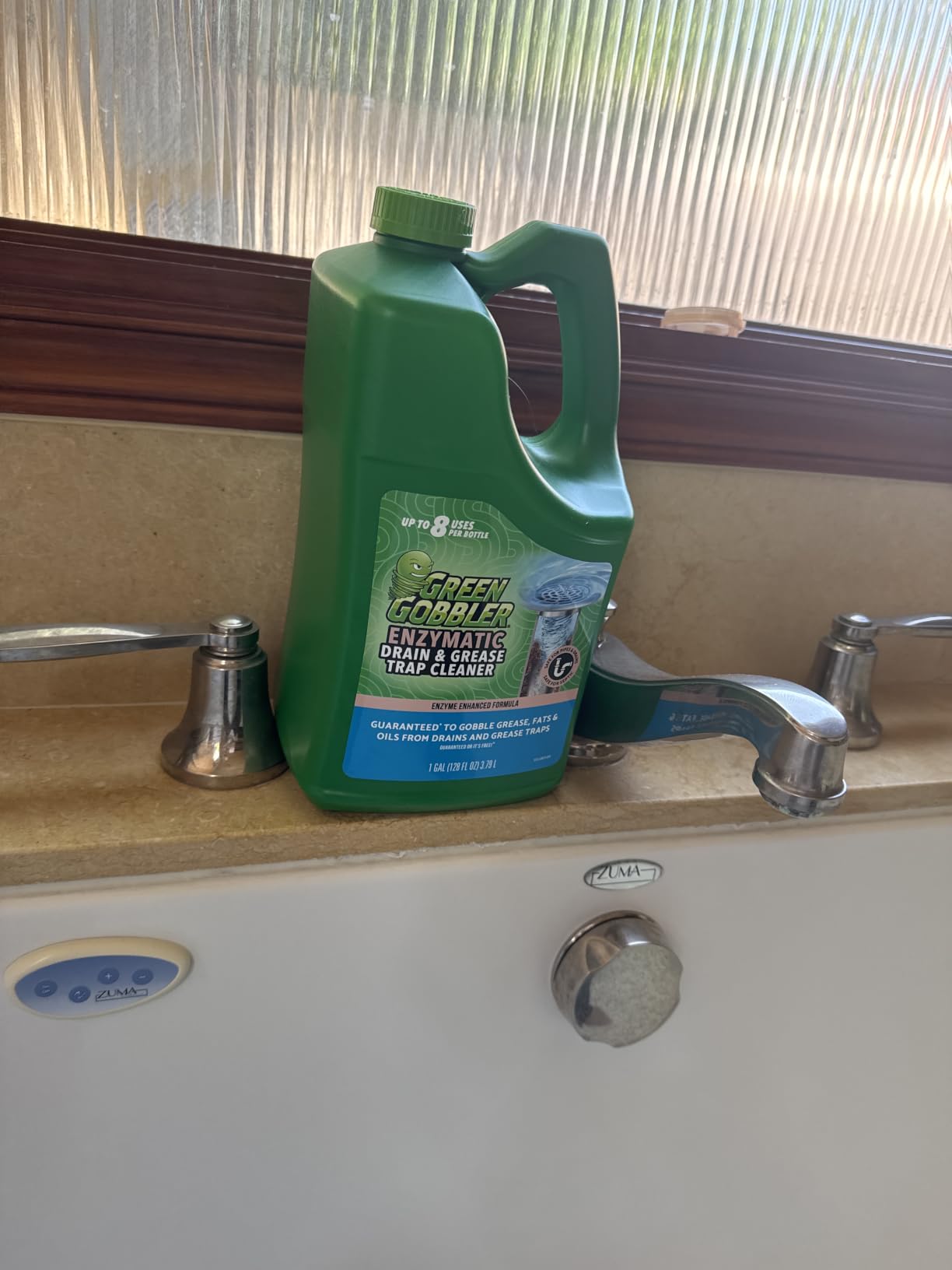 Green Gobbler Enzyme Drain Cleaner 1 Gallon for Grease Traps & Septic Tank customer photo 1