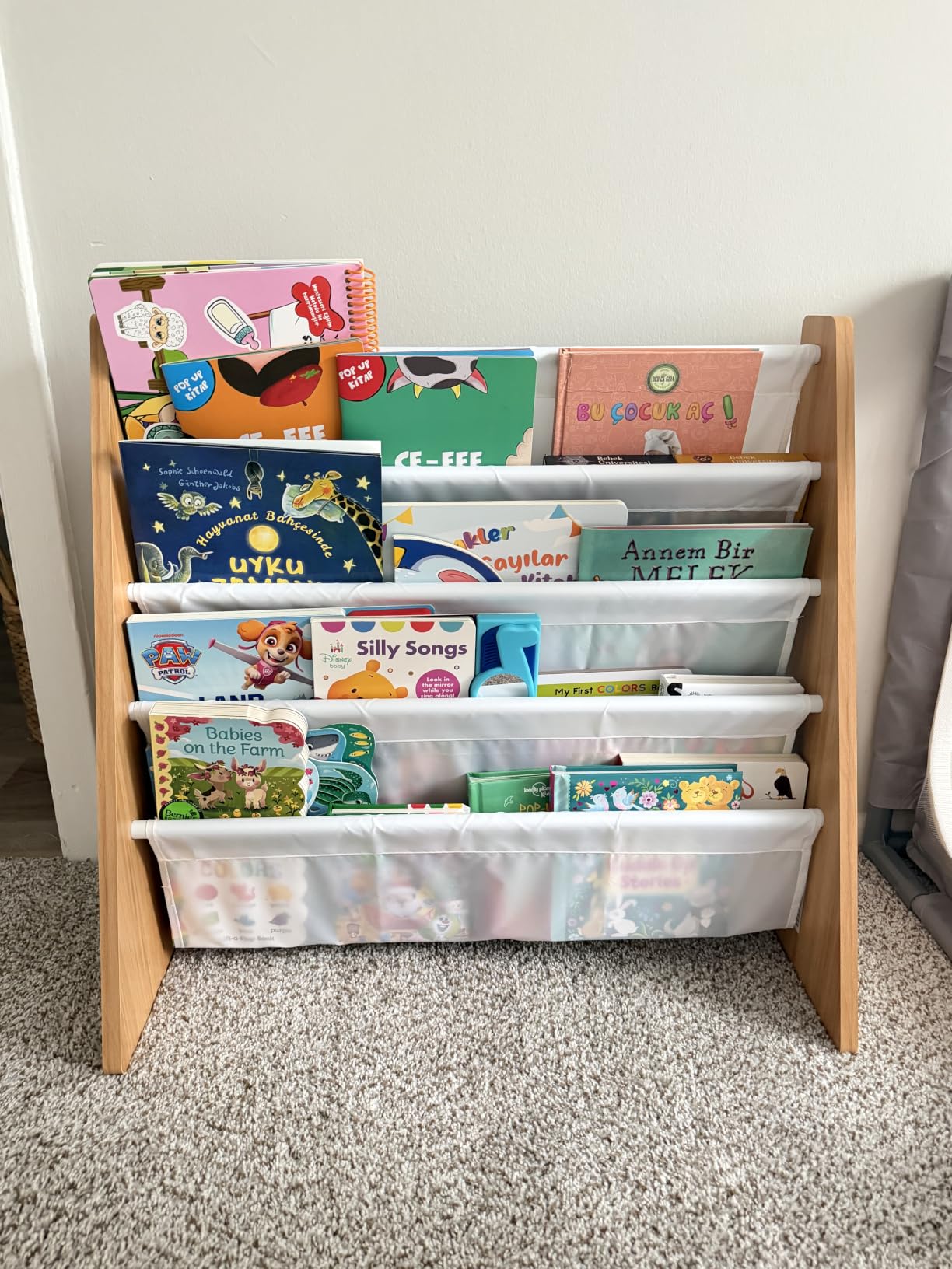 Humble Crew Kids Bookshelf, Montessori Front Facing Toddler Bookcase 4 Tier customer photo 1