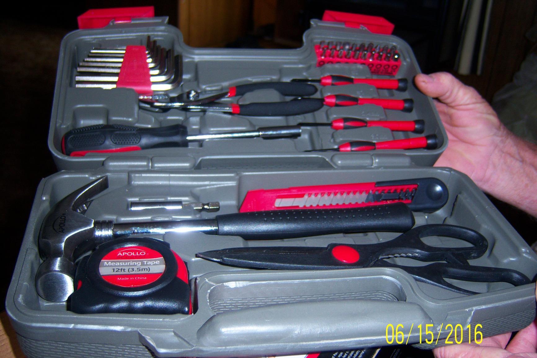 Apollo Tools 39 Piece General Household Tool Set, Blue DT9706 BL customer photo 2