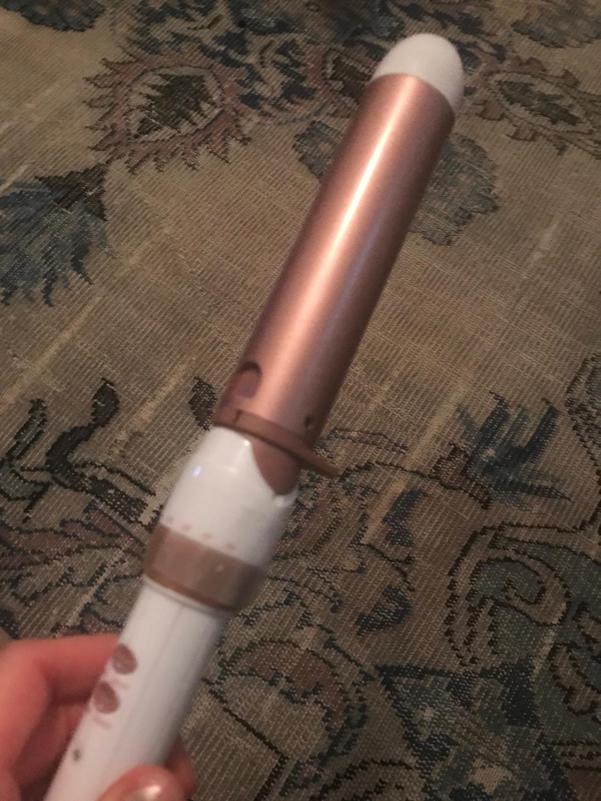 Conair Curling Iron, Double Ceramic, 1 1/4-in. Width, White/Rose Gold customer photo 2
