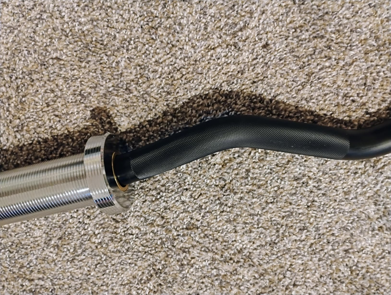 EZ Curl Bar Bells of Steel - Olympic 2 in Bicep Tricep Curling, 500 lb customer photo 2