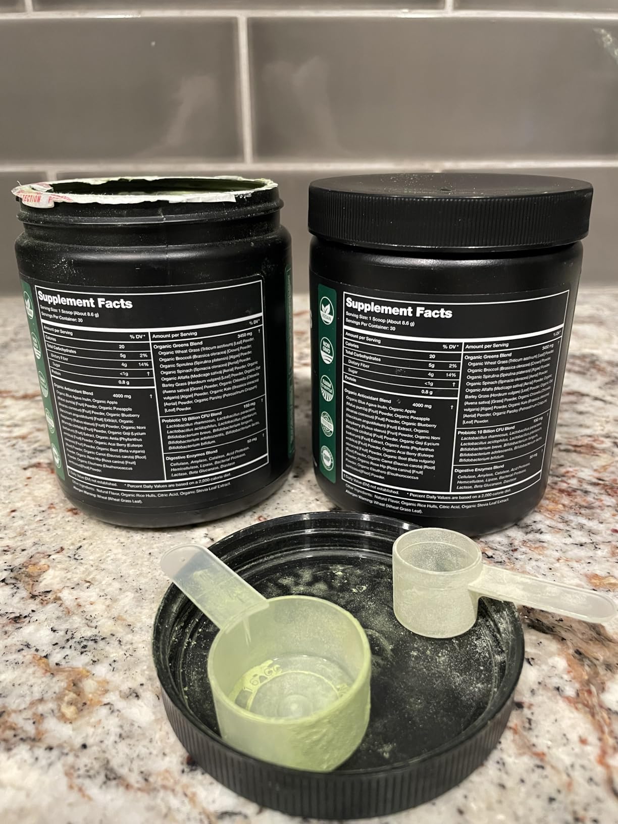Super Greens Powder, 40+ Organic Superfoods, Probiotics & Enzymes for Energy, Digestion, Gut Health & Bloating | Organic Fruit & Veggie Drink Mix with Prebiotic Fiber, Daily Green Juice Smoothie Blend customer photo 1