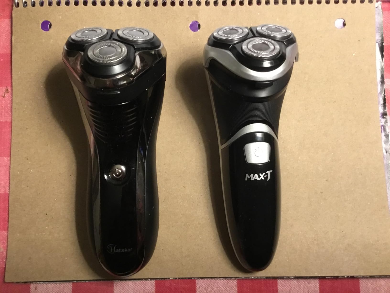 Hatteker Electric Shaver Rotary Razor Men Cordless Beard Trimmer Pop-Trimmer Waterproof customer photo 1