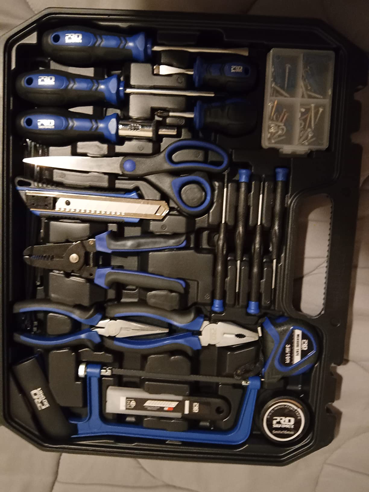 Prostormer 259-Piece Tool Kit, General Household Hand Tool Set, Blue customer photo 1