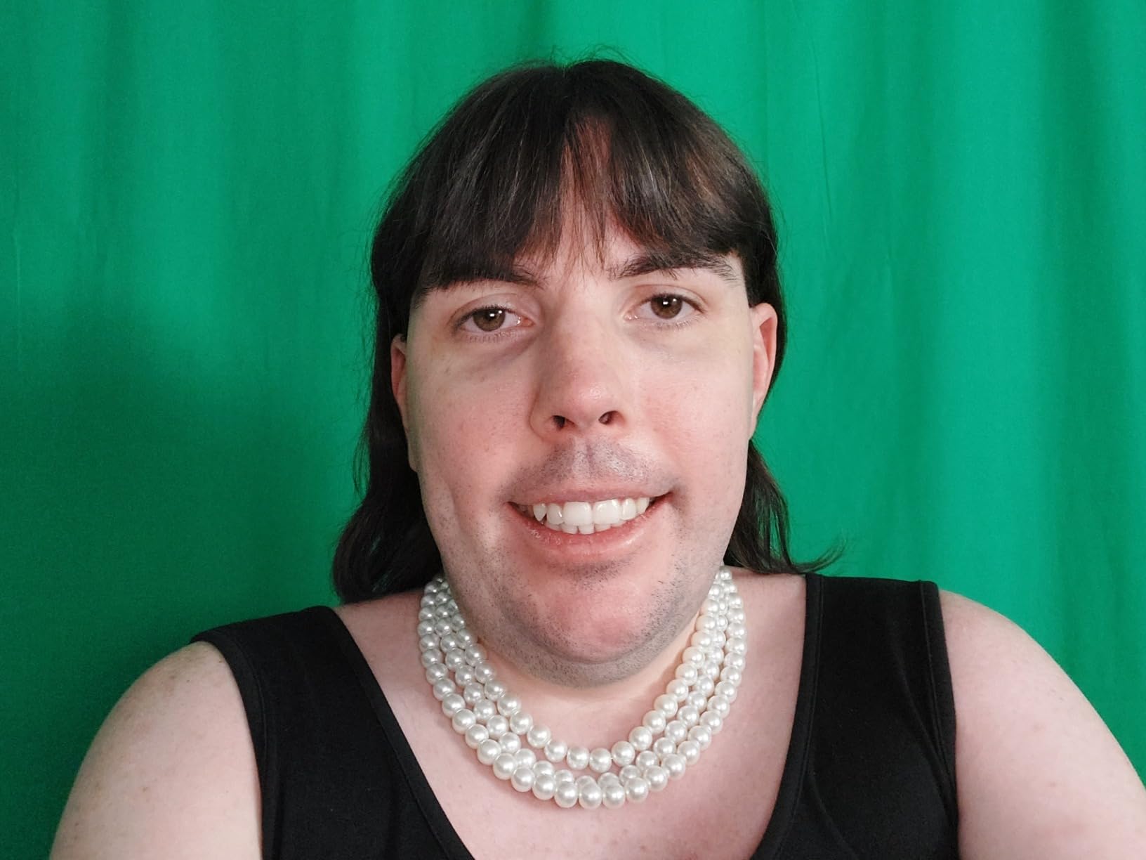 BABEYOND White Faux Pearl Necklace for Women 3 Strand 1920s Gatsby customer photo 1
